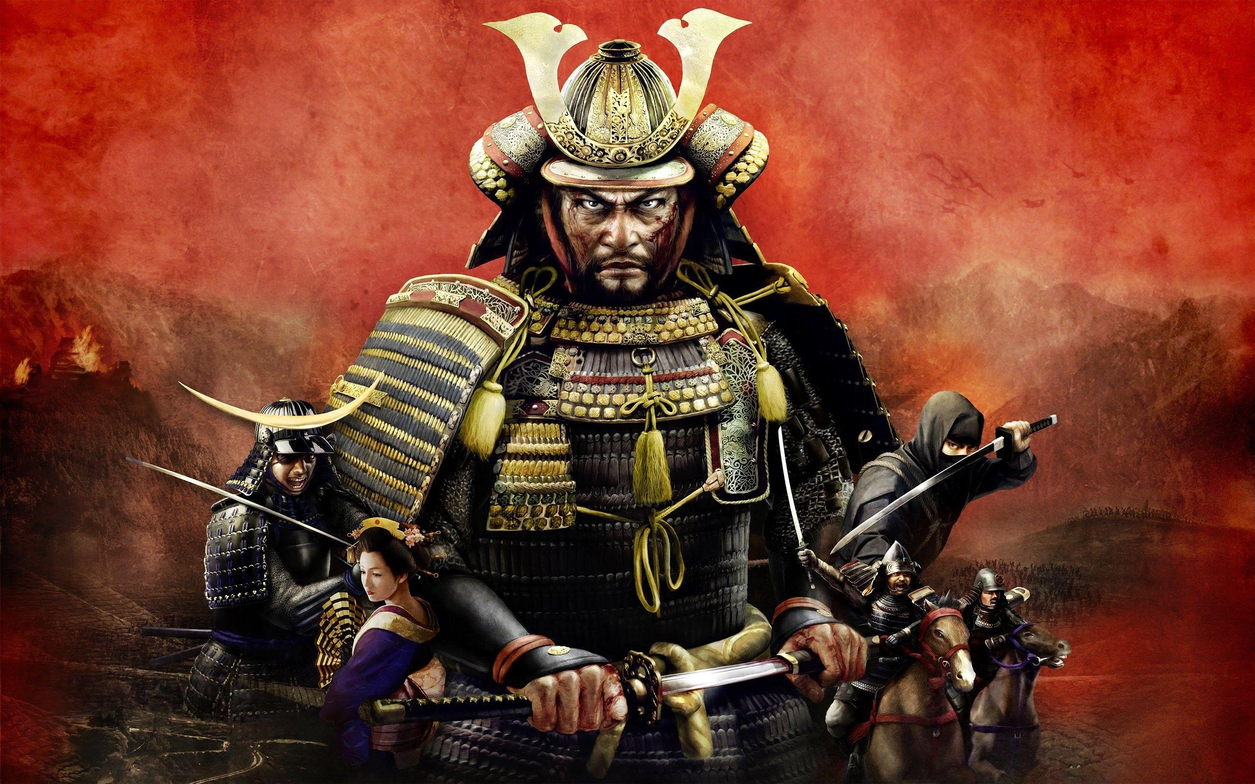 samurai, video games, katana, warrior, Total War Shogun 2