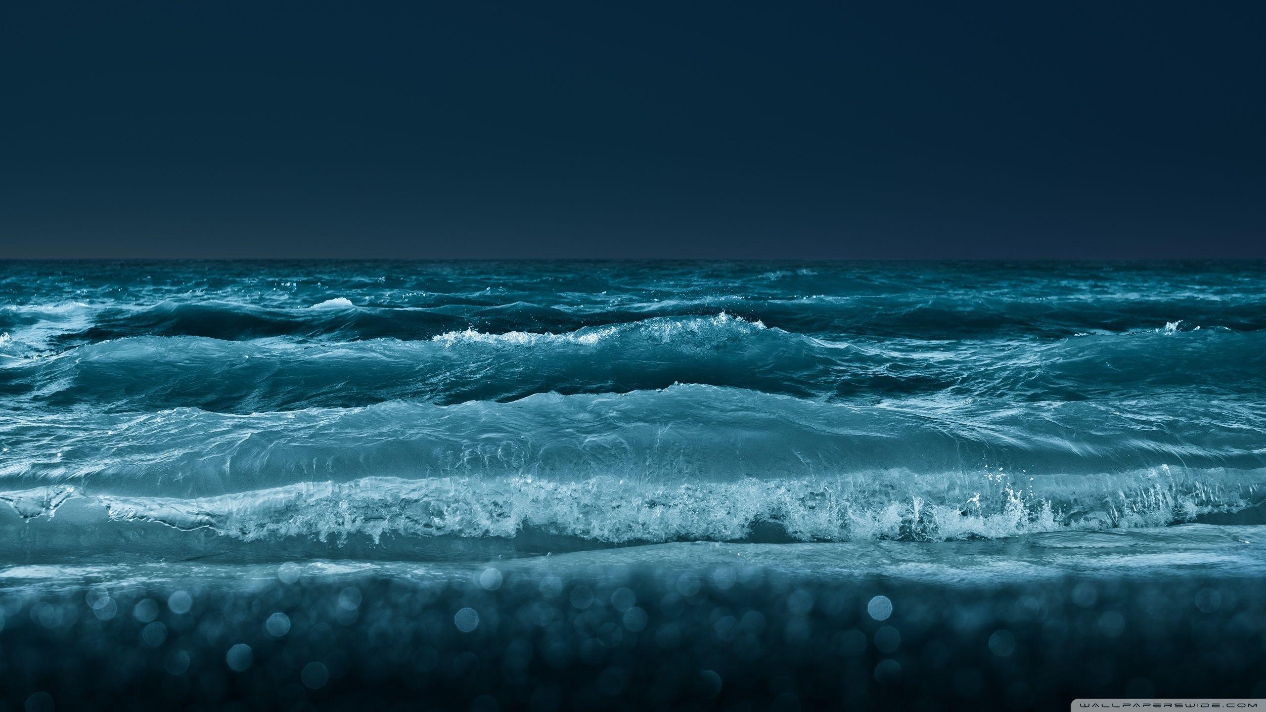 Sea At Night ❤ 4K HD Desktop Wallpaper for 4K Ultra HD TV • Dual