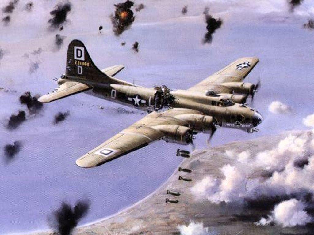 aircraft military Bomber World War II artwork planes vehicles