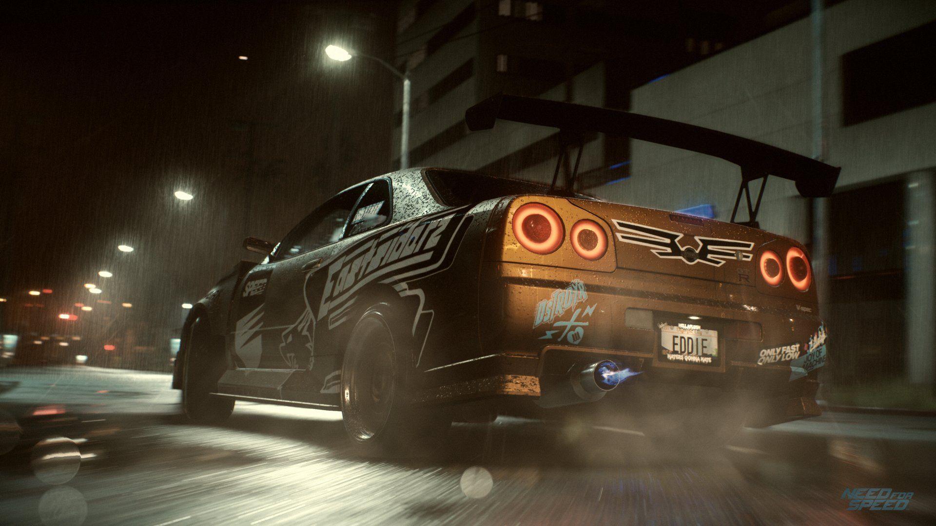 Eddie's Nissan Skyline GT R V Spec Full HD Wallpaper