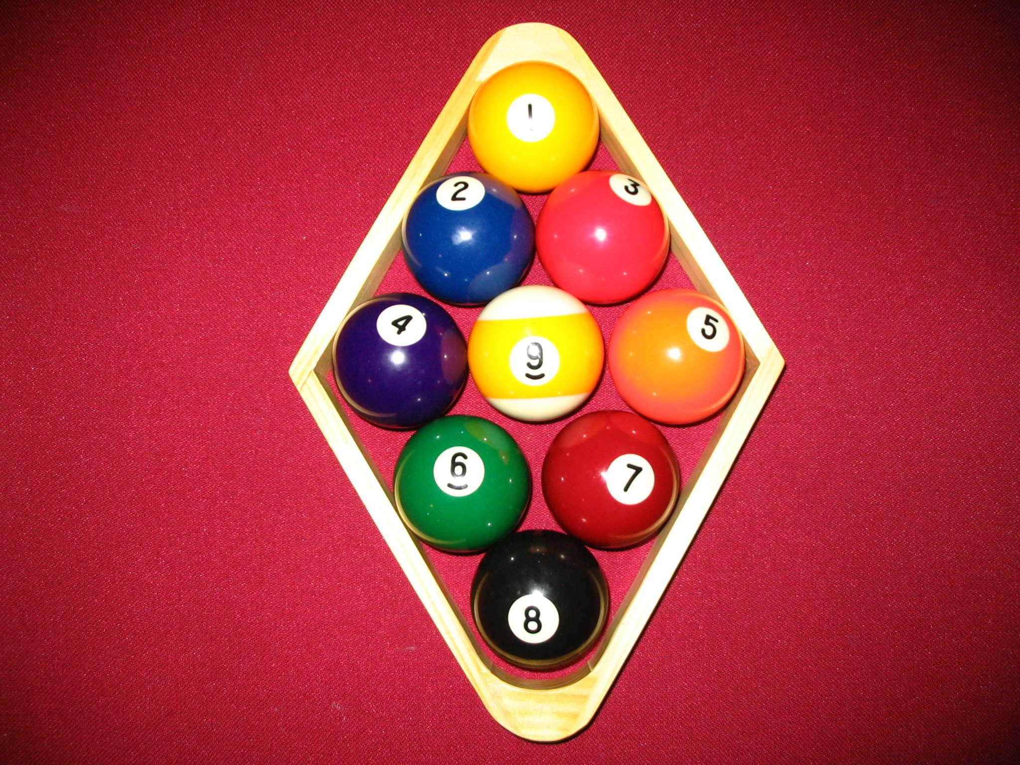 Pool Ball Set Up Uk