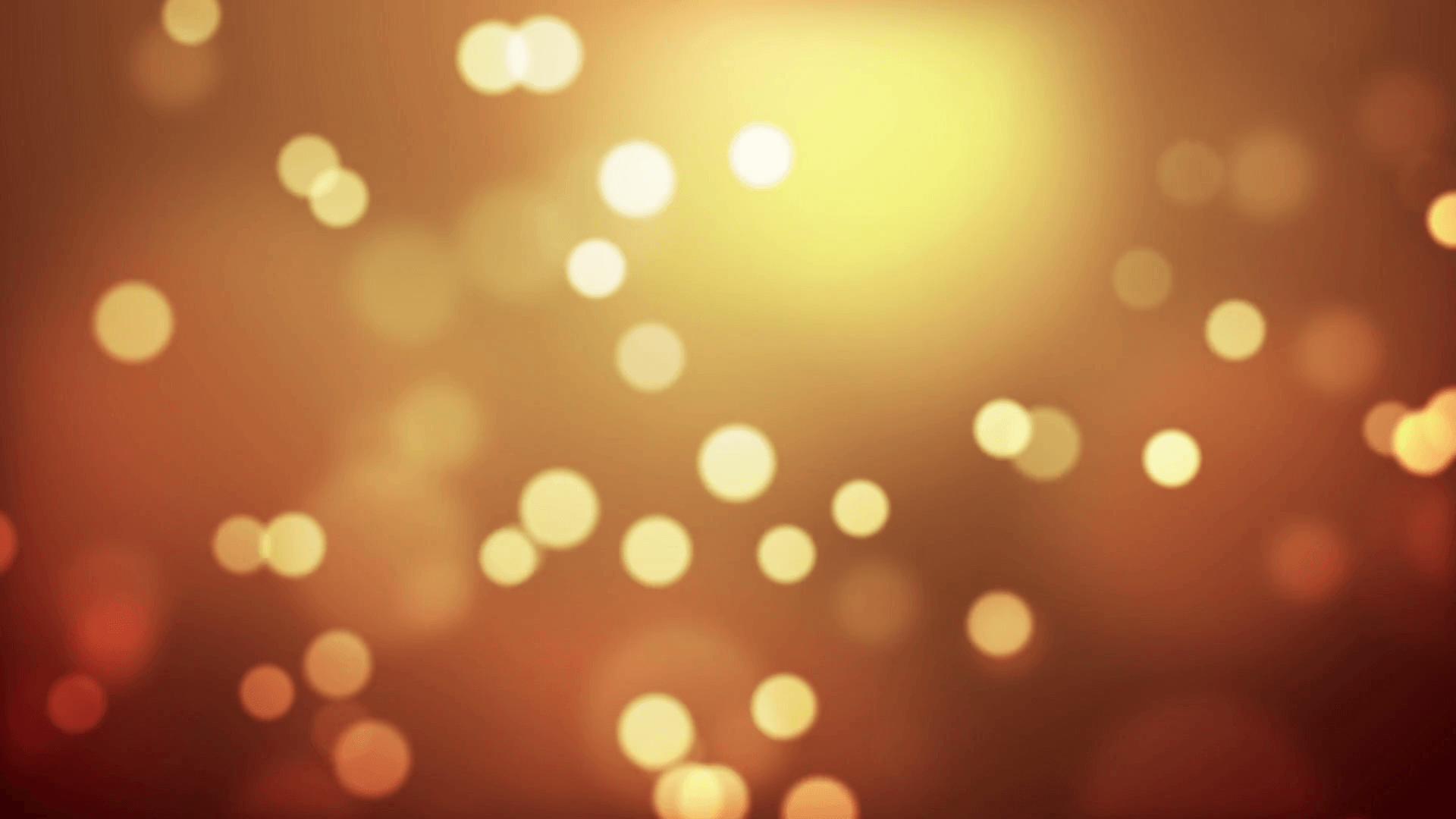 Abstract Golden Bokeh Lights Background Stock Video Footage