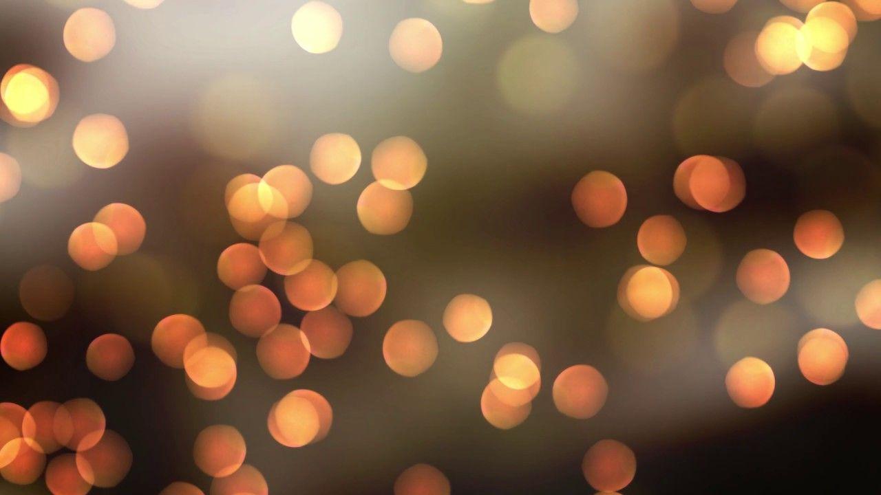 Lights Background Blurred Bokeh Yellow Orange No Copyright Video