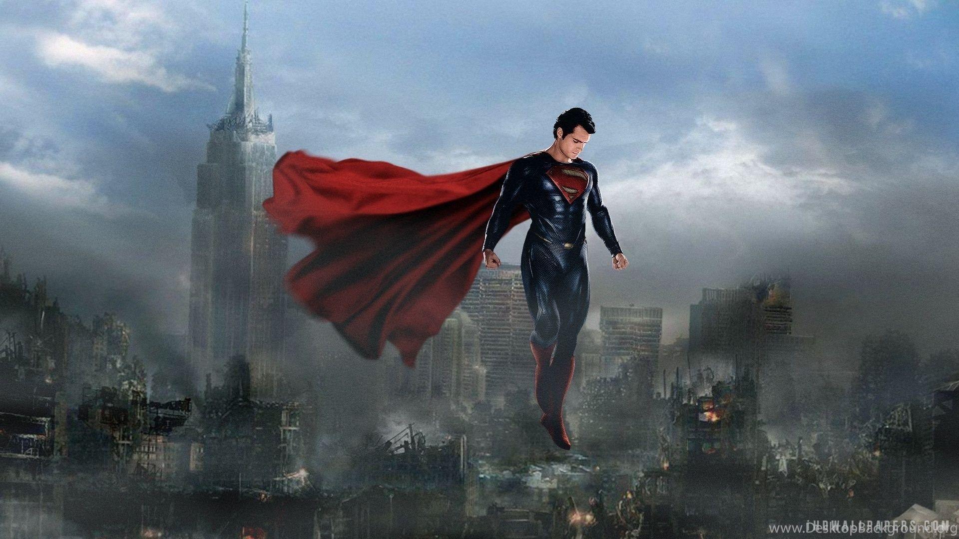 Superman In Man Of Steel HD Wallpaper IHD Wallpaper Desktop Background