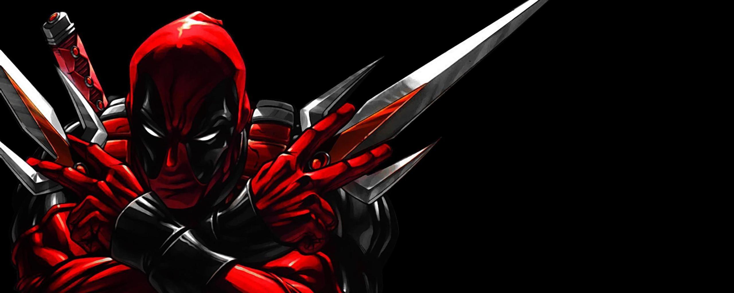 Deadpool Red Anti Hero Wallpaper HD / Desktop and Mobile Background