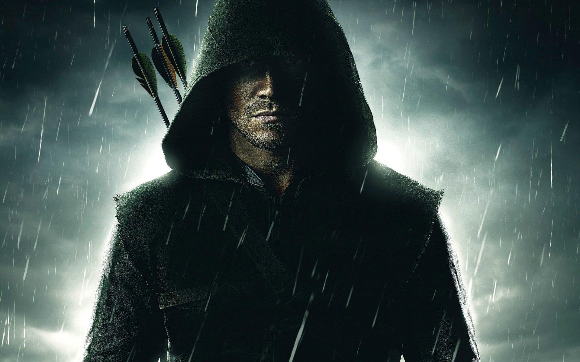 Green Arrow Action Hero Wallpaper