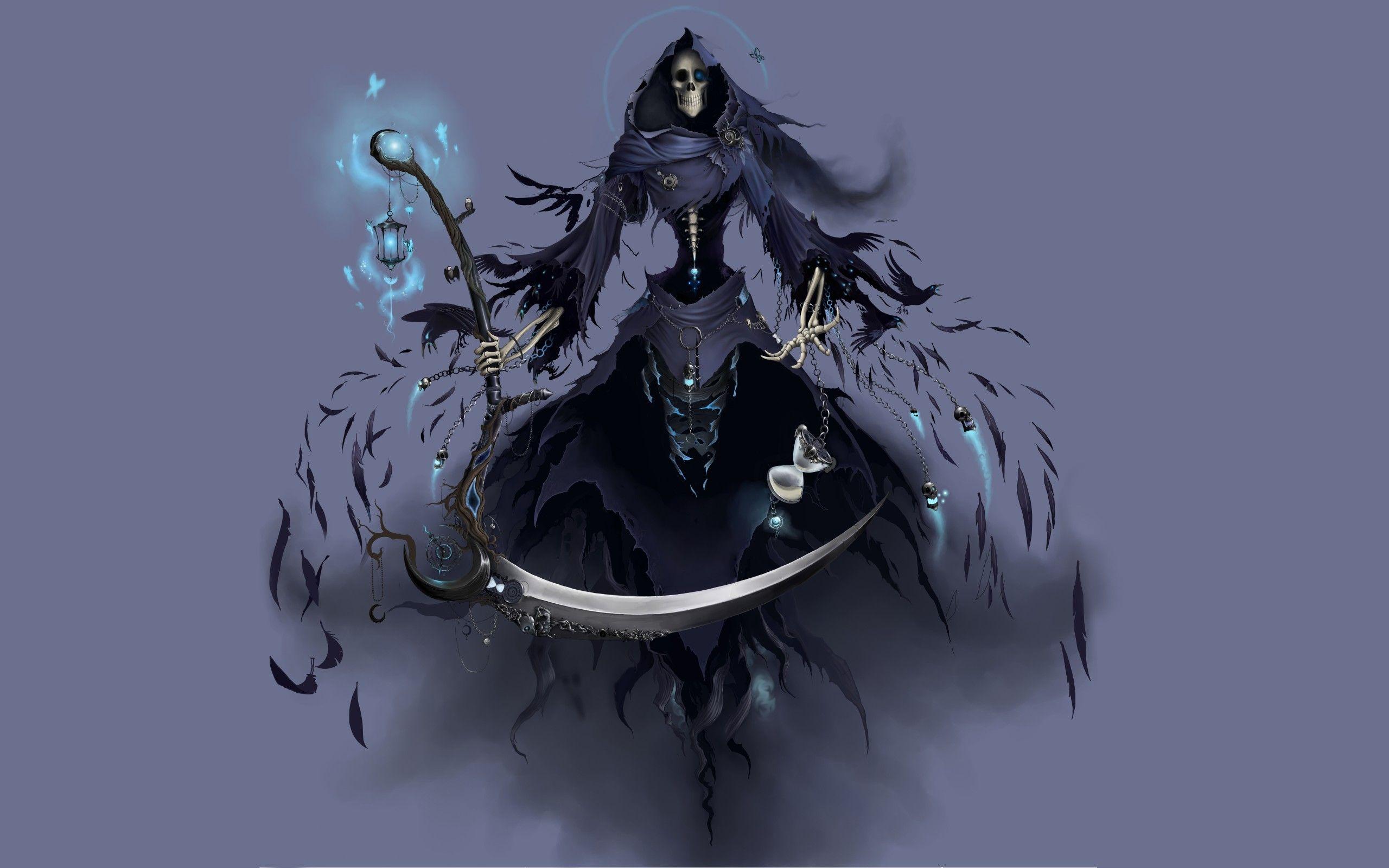 female grim reaper