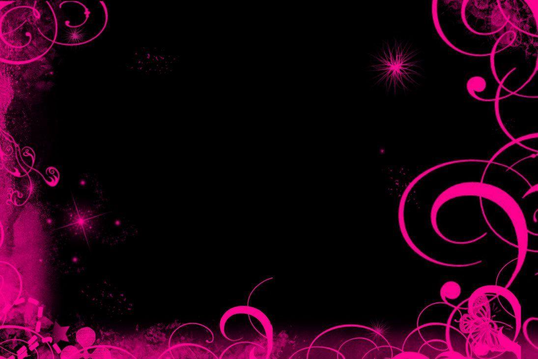 pink and black butterfly wallpaper. Black Pink Wallpaper