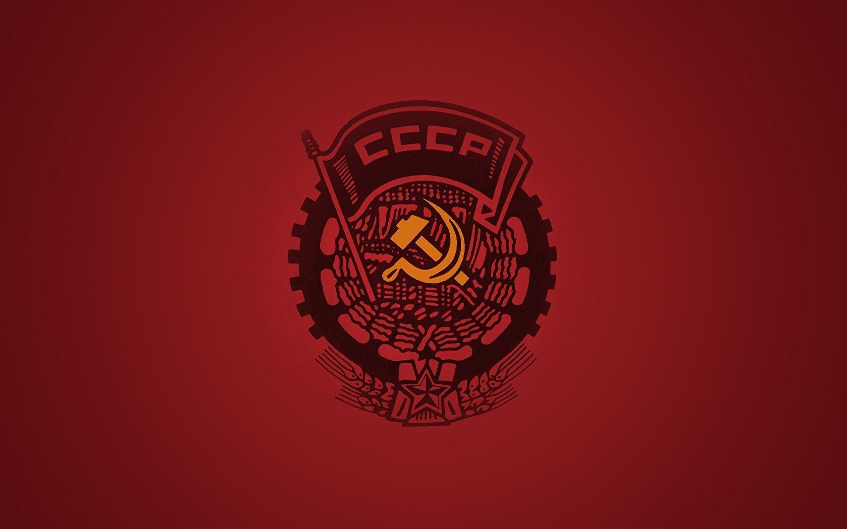 Wallpaper USSR Hammer and sickle 1680x1050