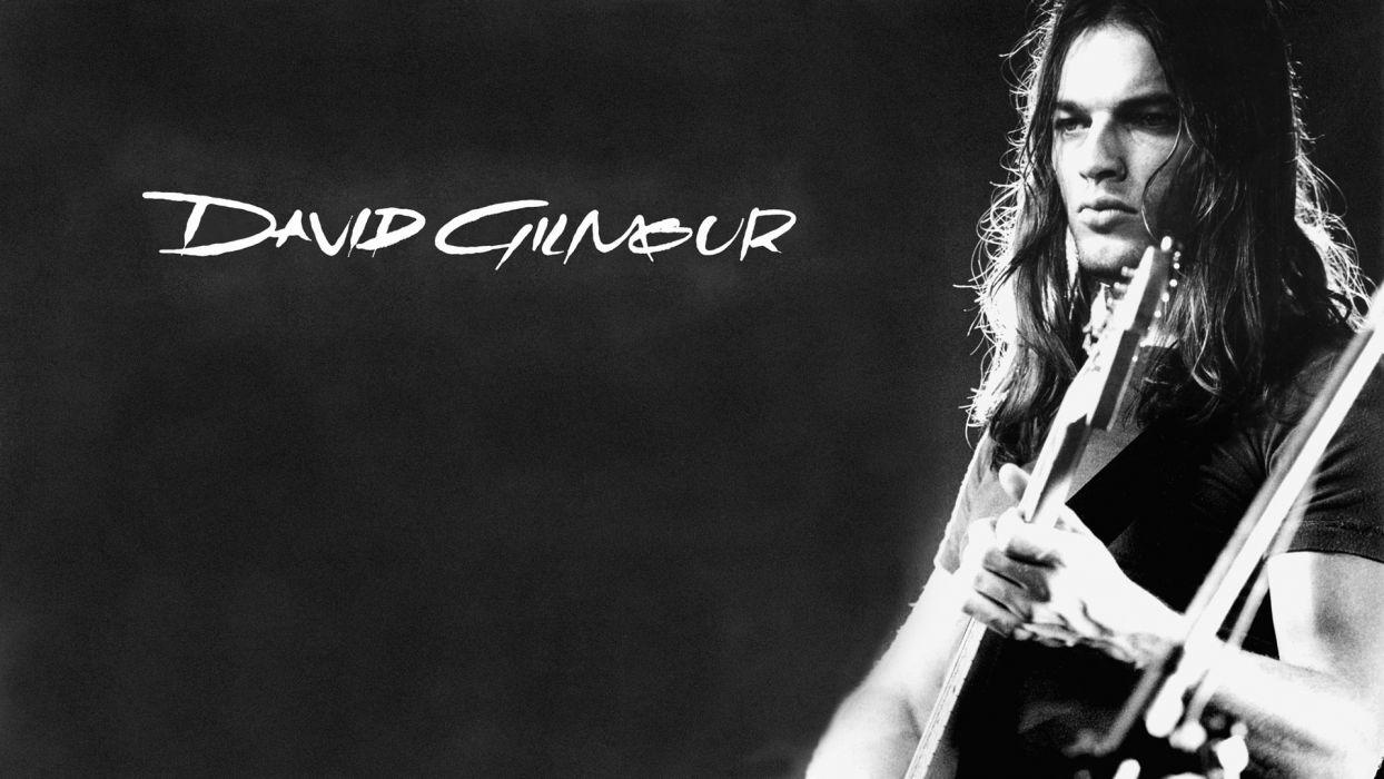 Pink Floyd BW David Gilmour wallpaperx1080