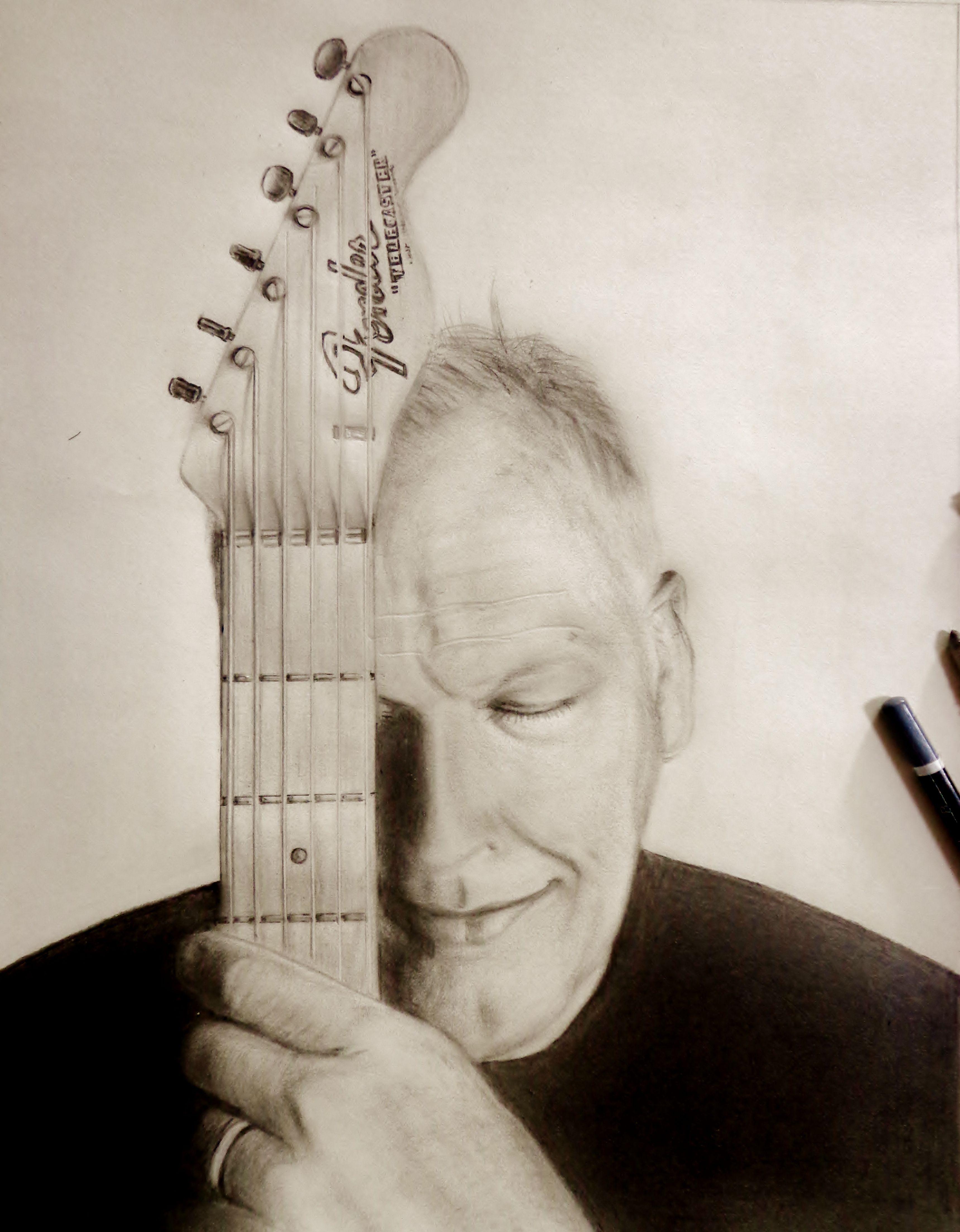 David Gilmour image David Gilmour Drawing HD wallpaper