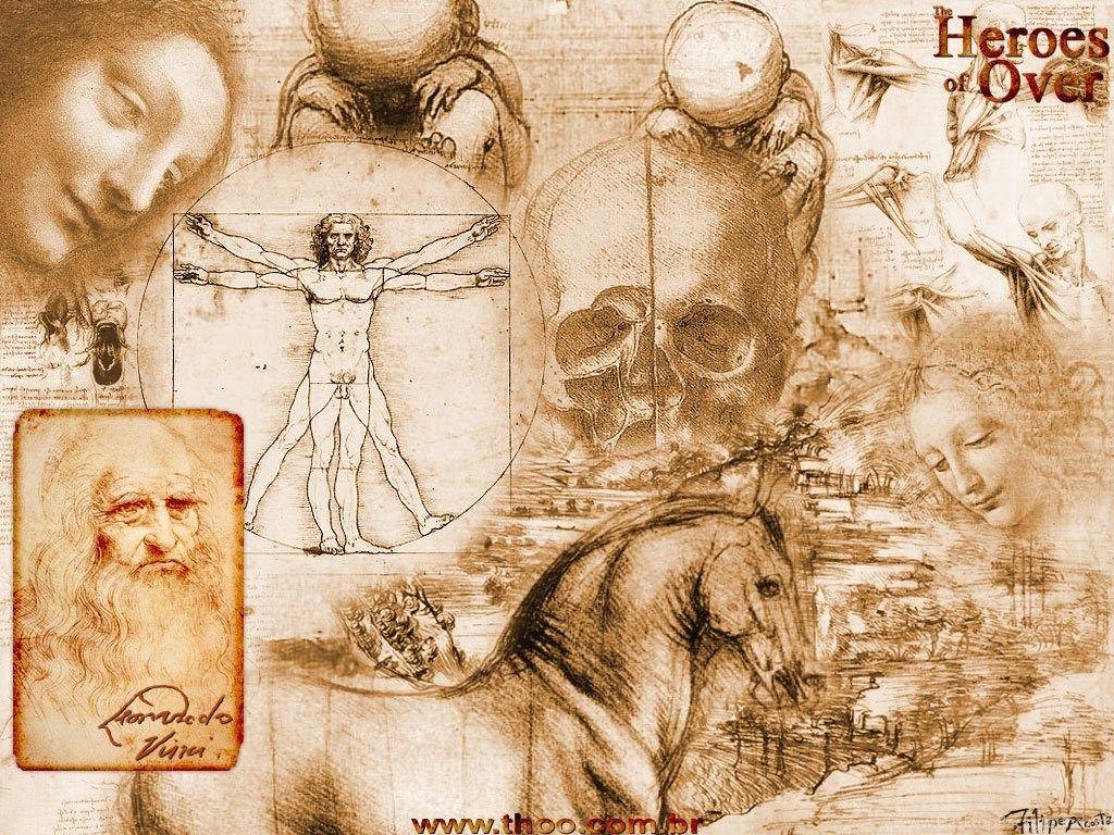 Art Wallpaper Hd: Leonardo Da Vinci Wallpaper Desktop Background