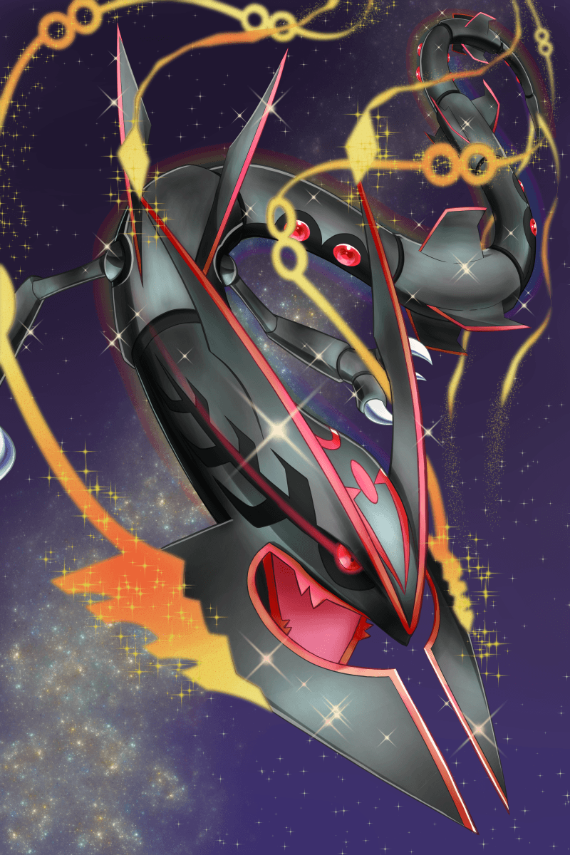 Shiny Mega Rayquaza! [1080x1920] : r/Amoledbackgrounds