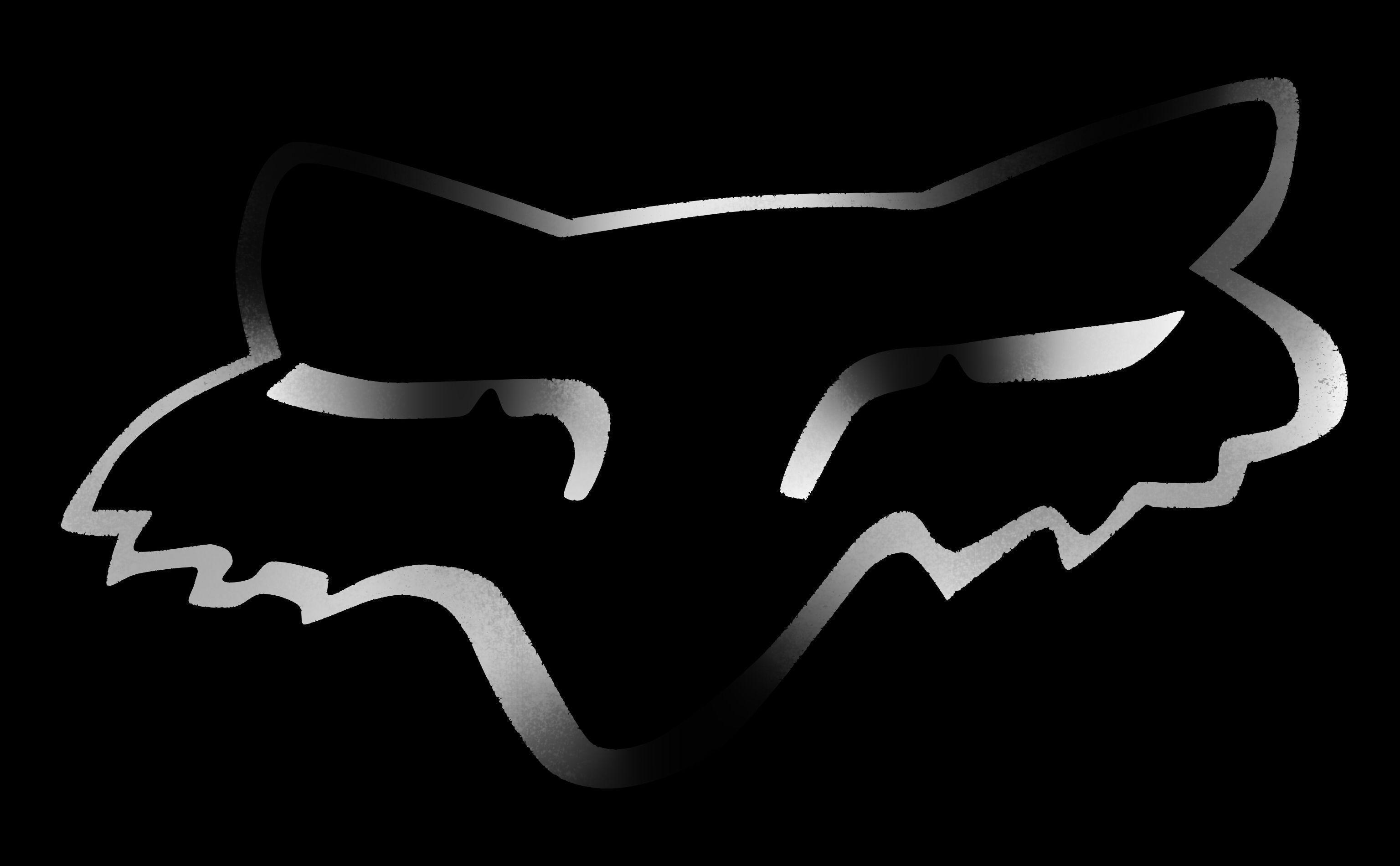 blue fox racing logo background