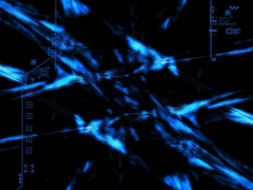 Blue Techno Desktop Wallpaper, Blue Techno Background