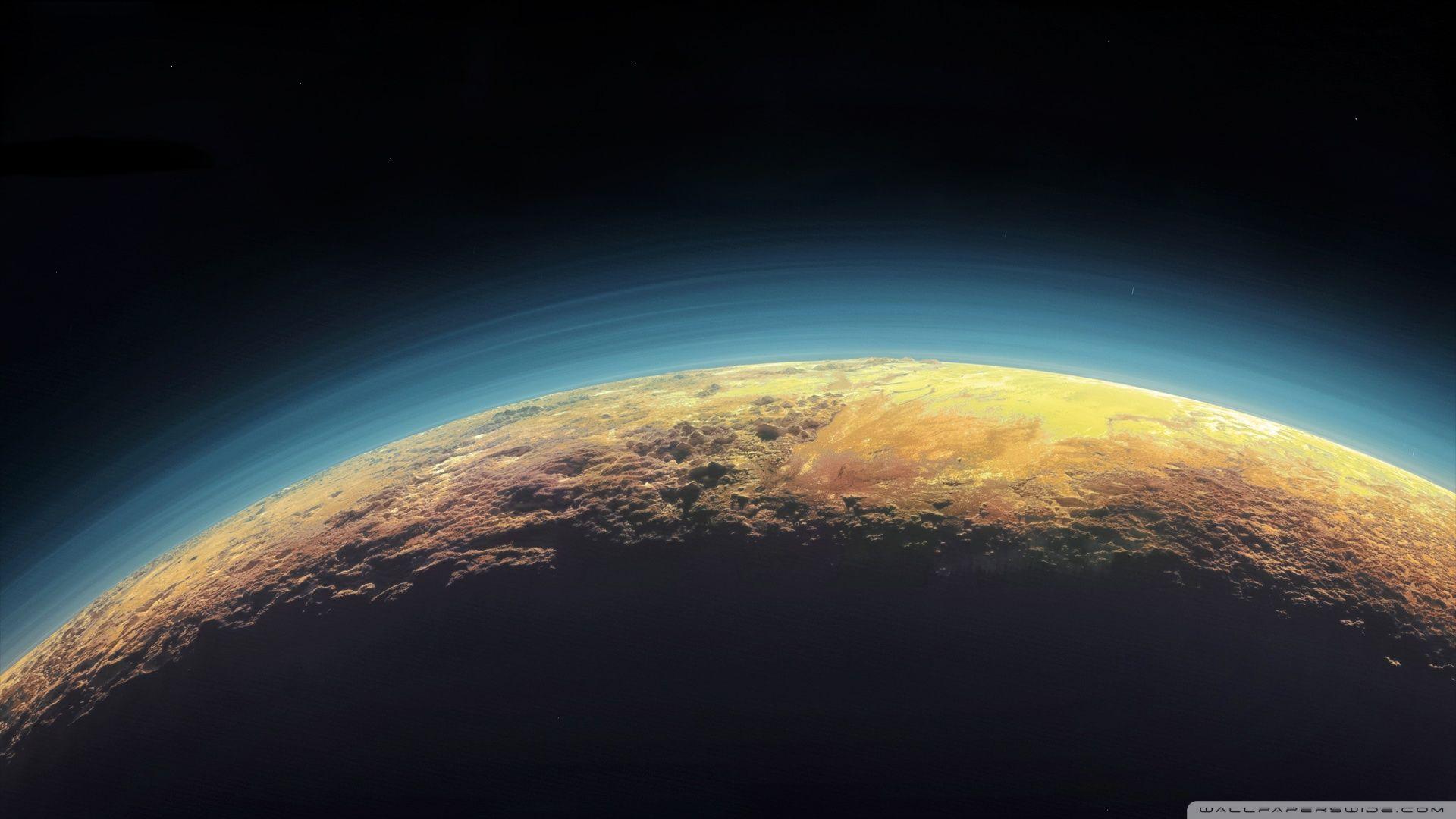 Pluto Horizon ❤ 4K HD Desktop Wallpaper for 4K Ultra HD TV • Wide