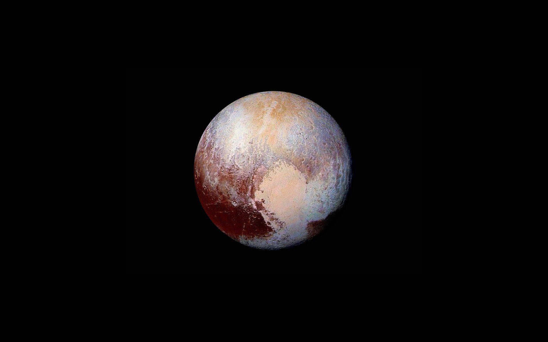 Pluto in False Color