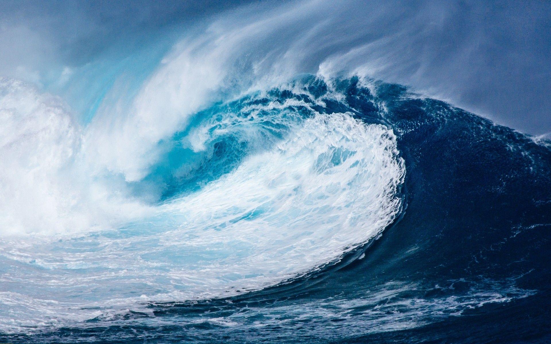 Wallpaper Tidal waves, HD, 4K, Nature