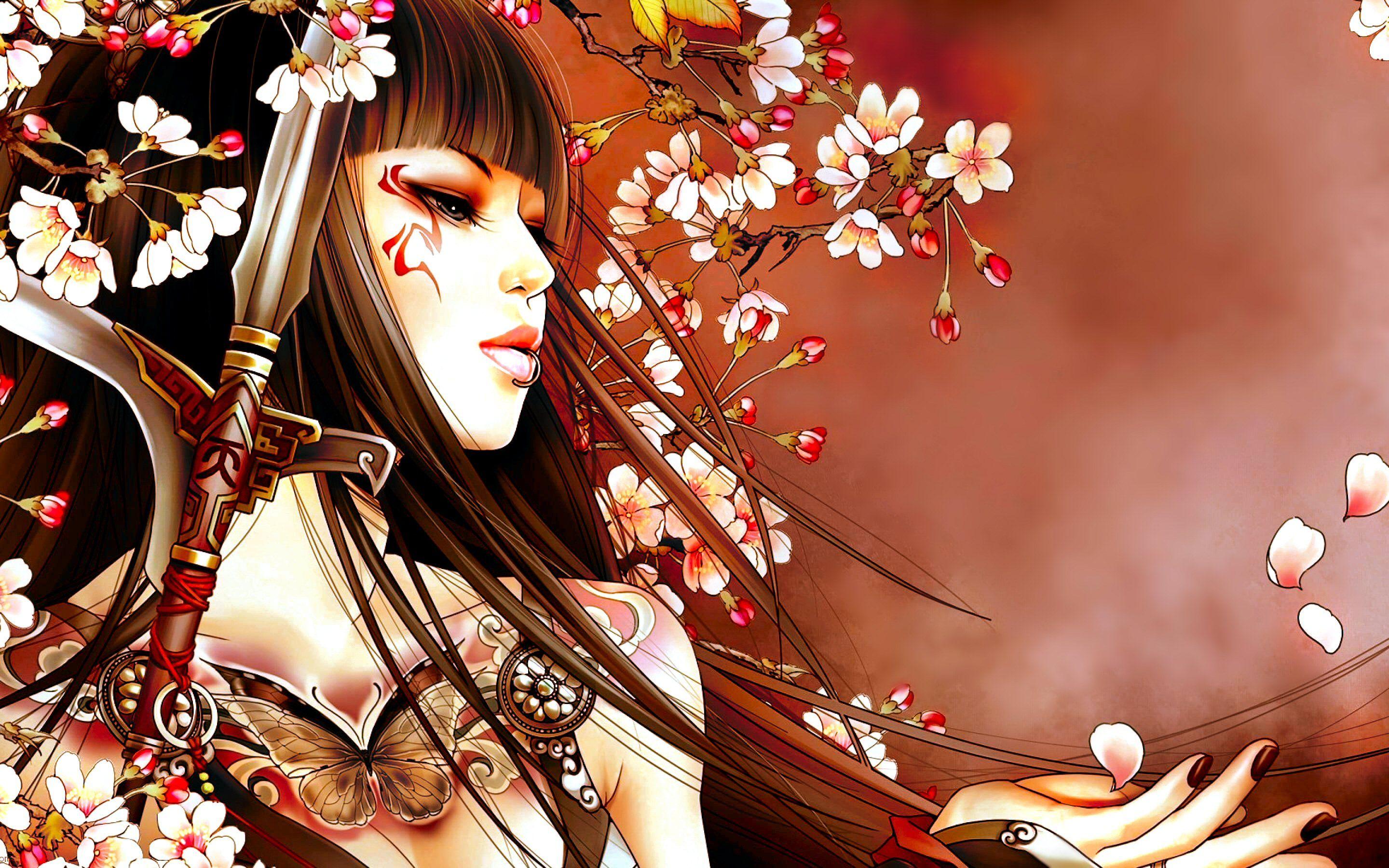 Geisha Wallpaper, HDQ Desktop Background