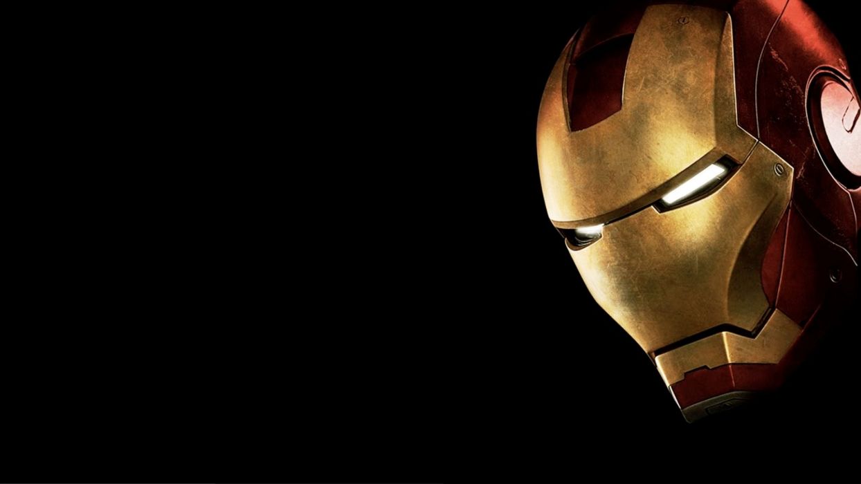 Iron Man movies comics armor Marvel Comics black background