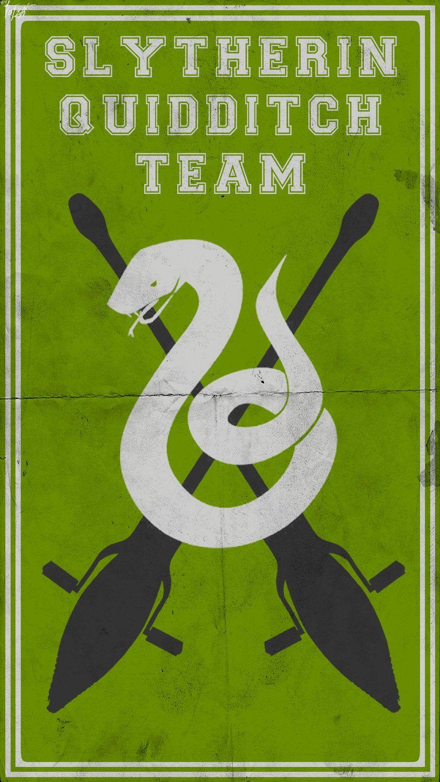 Quidditch Team Poster: Slytherin