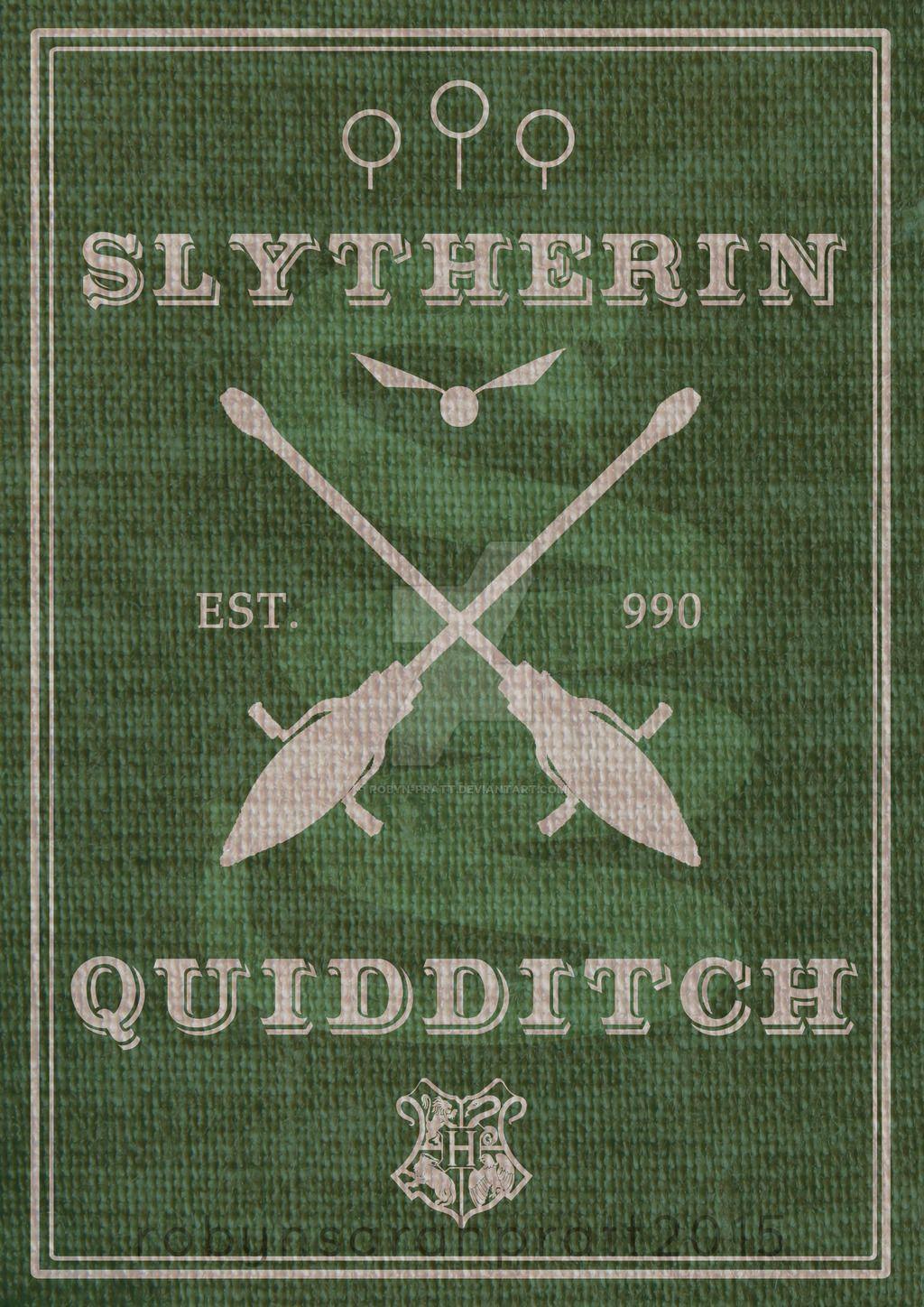 Slytherin Quidditch Texture WM By Robyn Pratt
