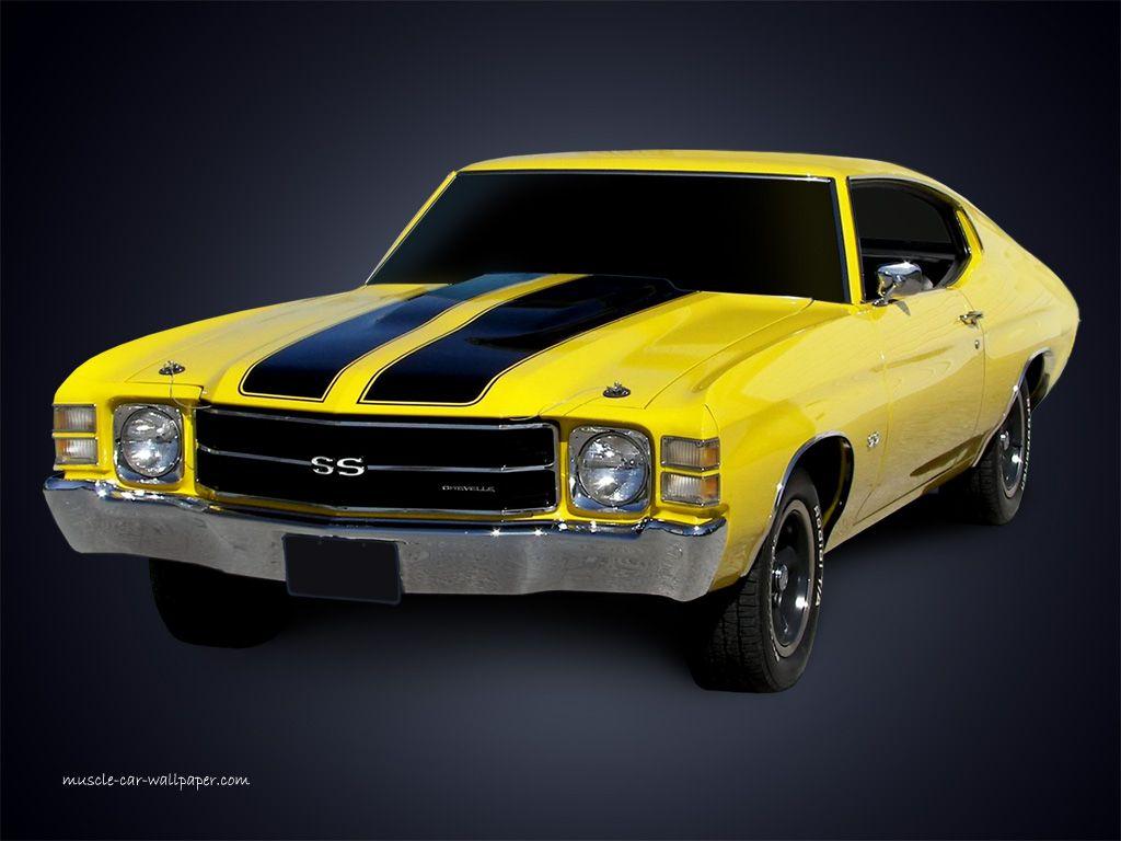 Chevelle SS Wallpaper Picture Yellow Coupe_06