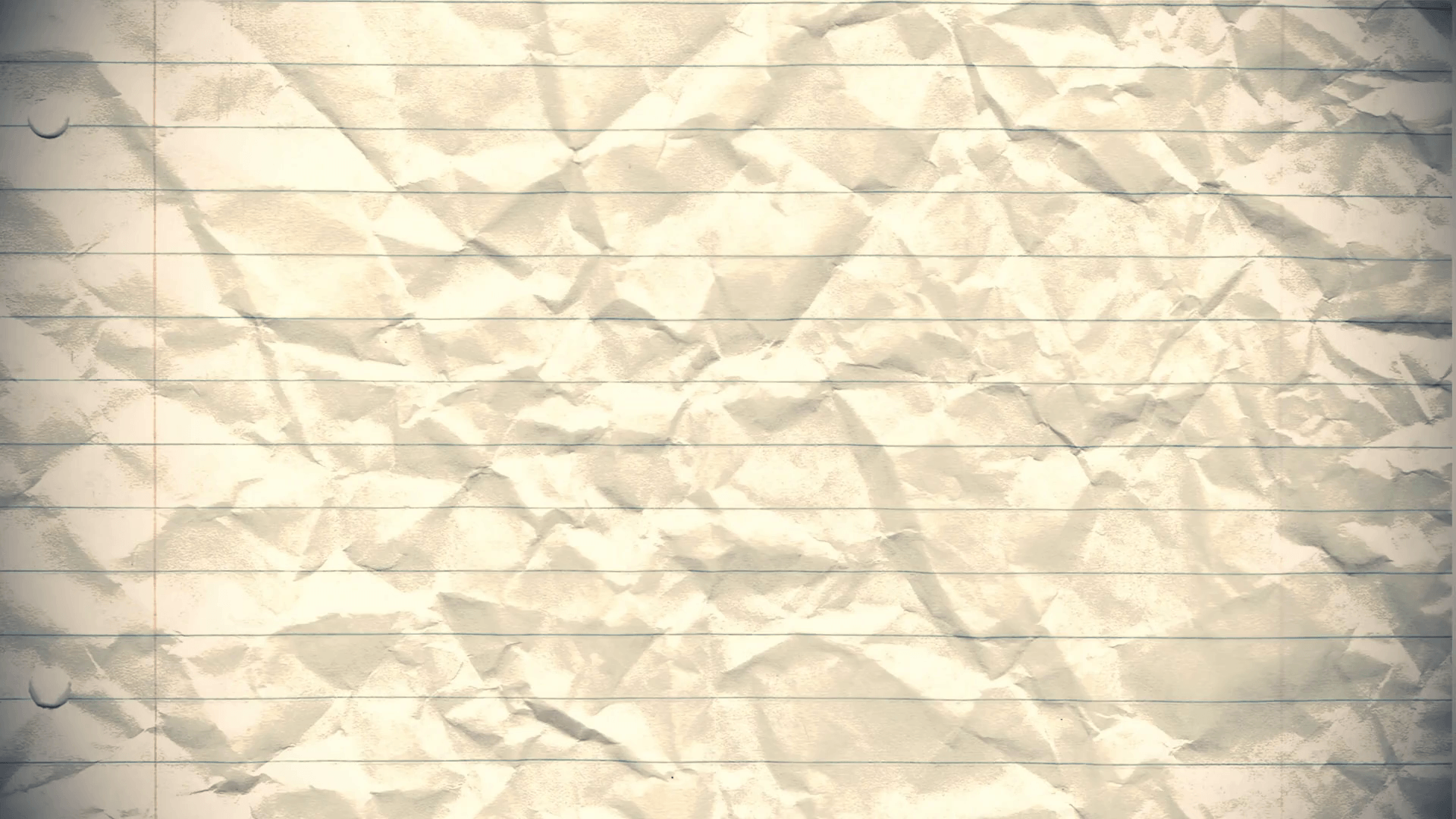 Paper background stop motion animation crumpled lined school pad