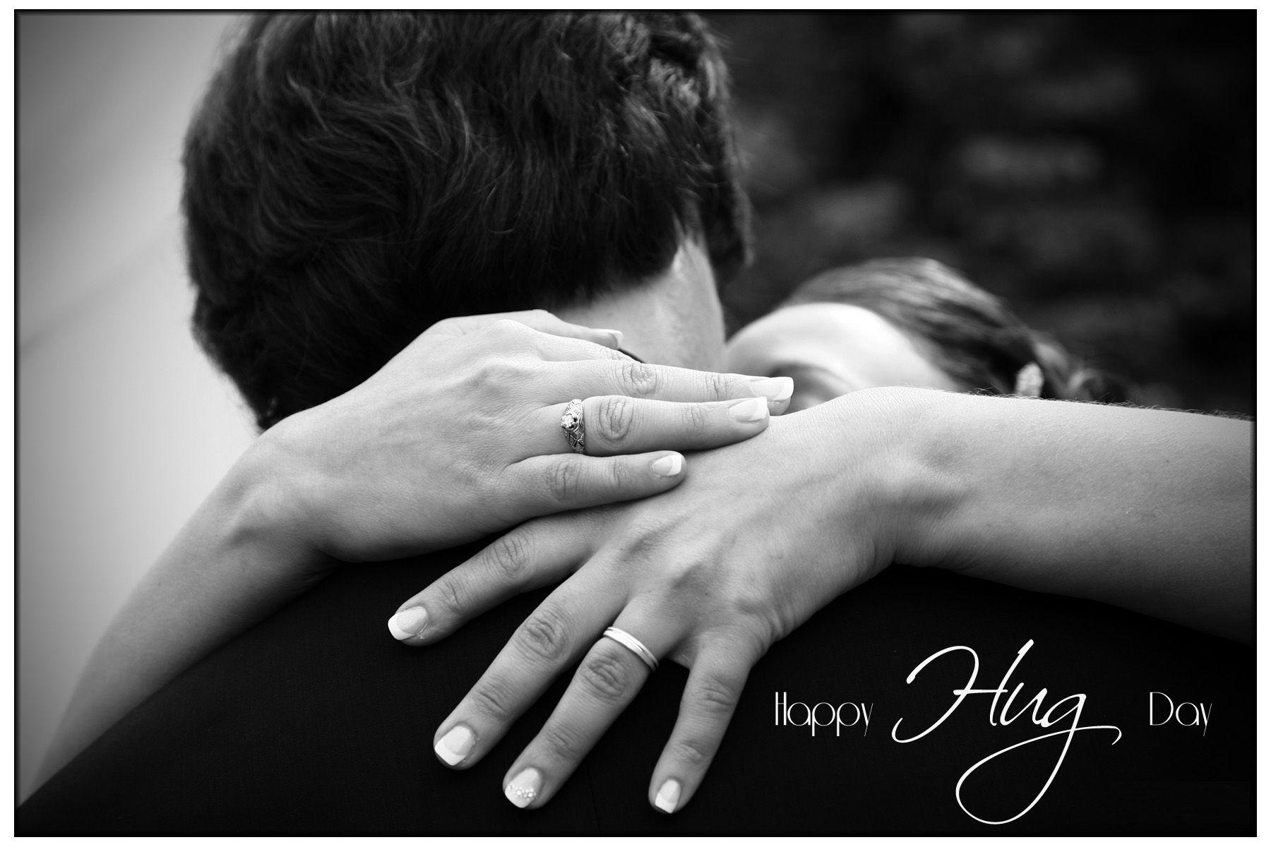 Happy Hug Day Wishes Love Romantic Couples Photo Graphic HD Wallpaper