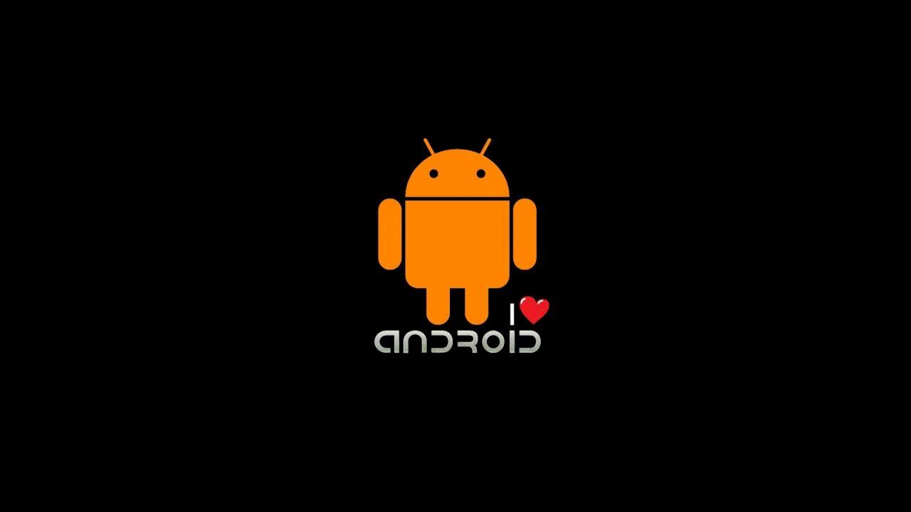 I Love Android Logo Desktop Wallpaper. Download cool HD wallpaper
