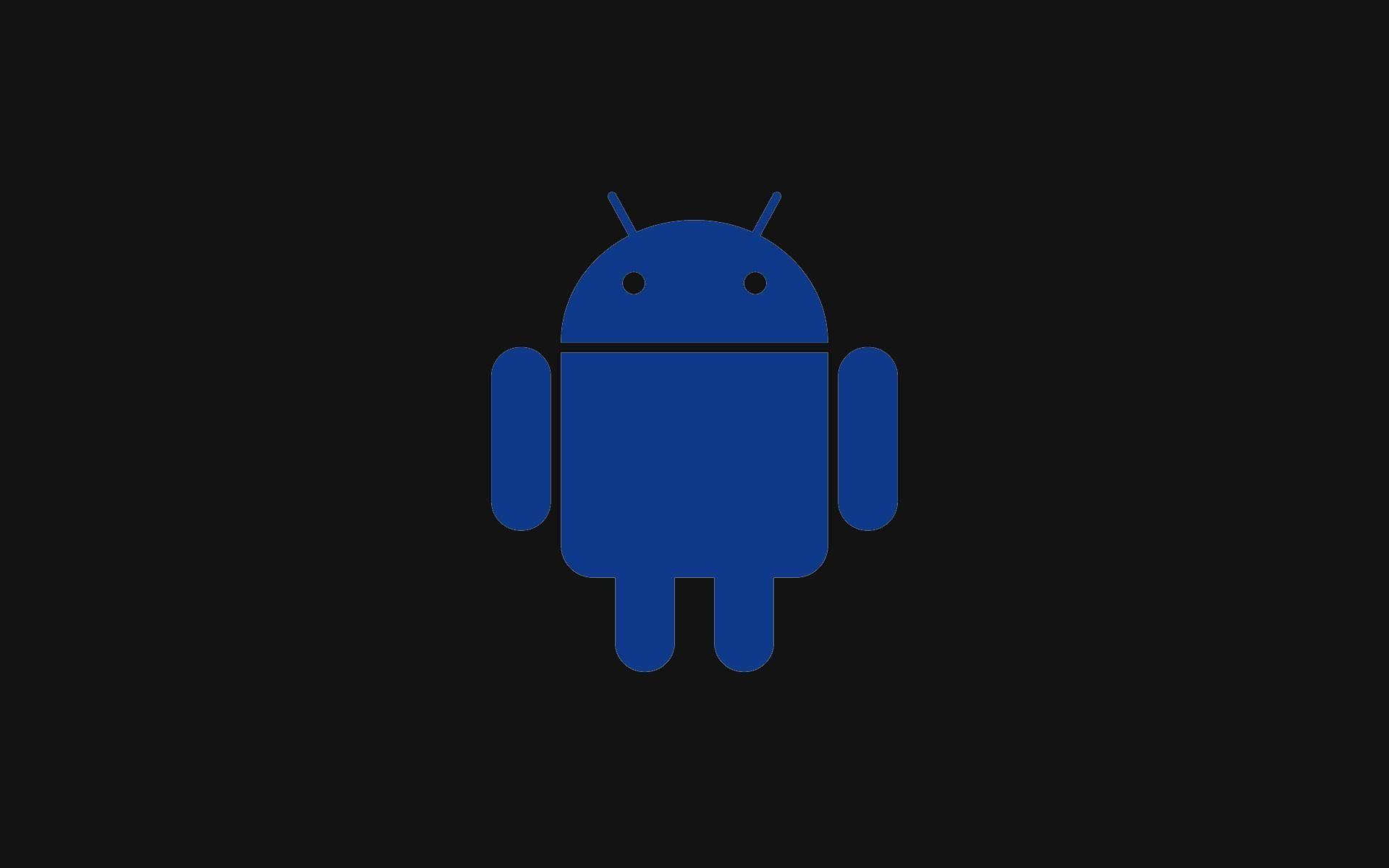 Android Logo Blue