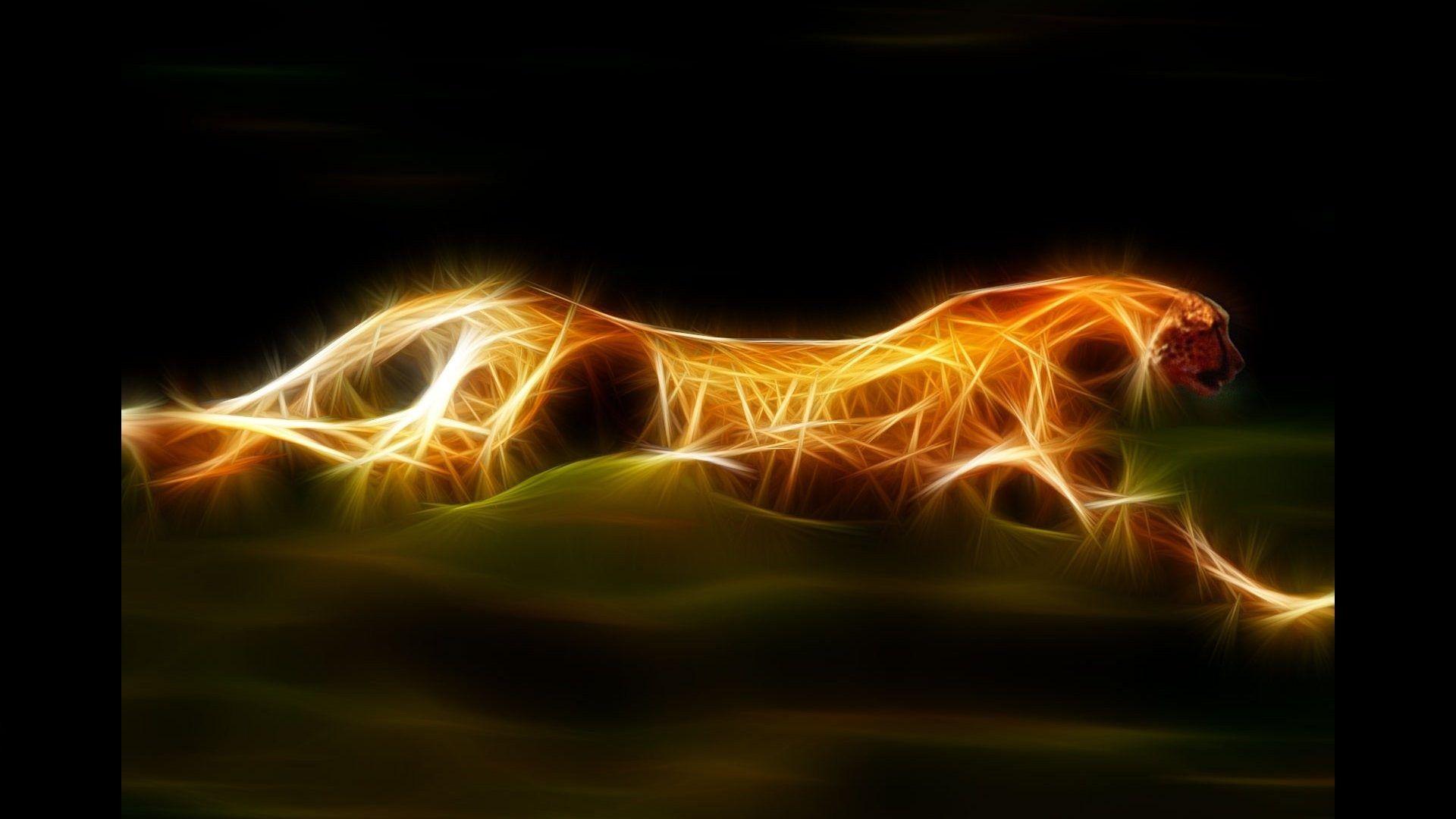 Animals: Triple Cheetah Multi Light Multiple Animal Monitor Guepard