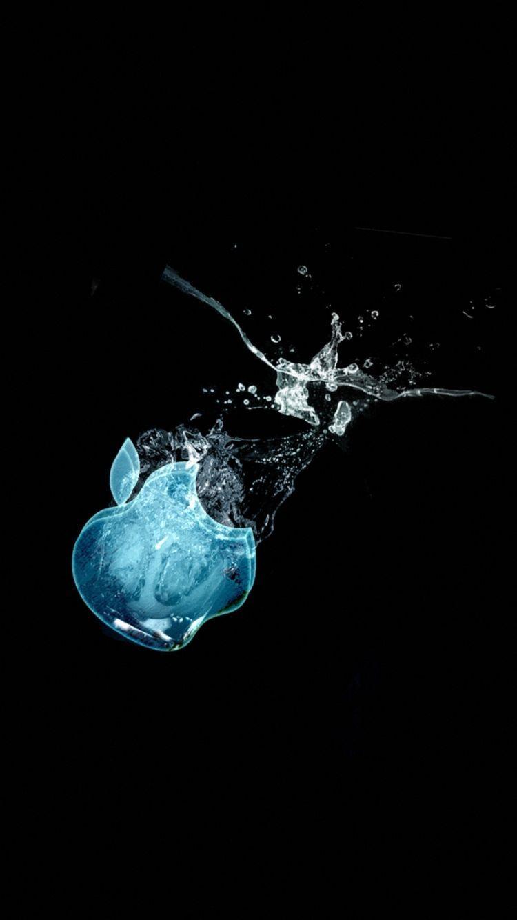 Full HD Apple Ice Background Free Downloads For iPhone 6 750x1334