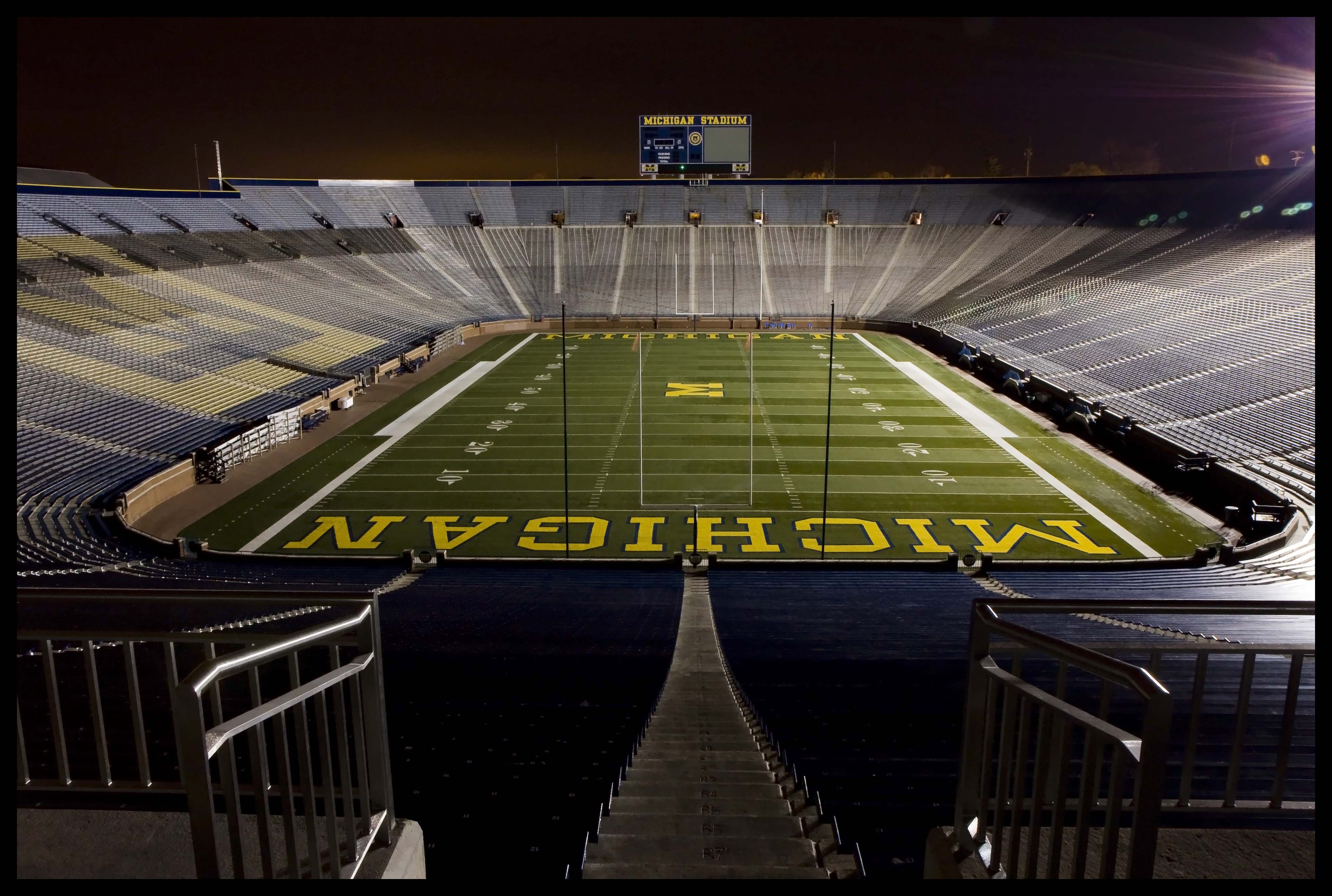 Michigan Football Stadium HD Wallpaper, Background Image