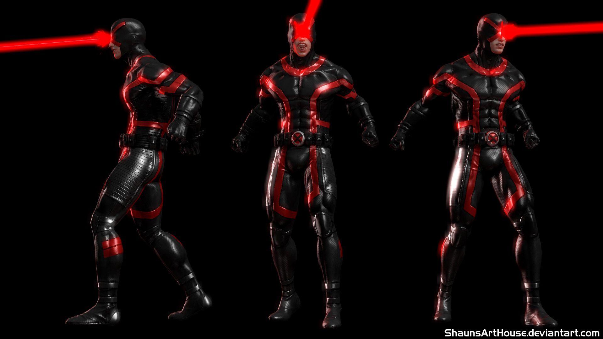 X Men Cyclops Marvel Now Custom 3D Model