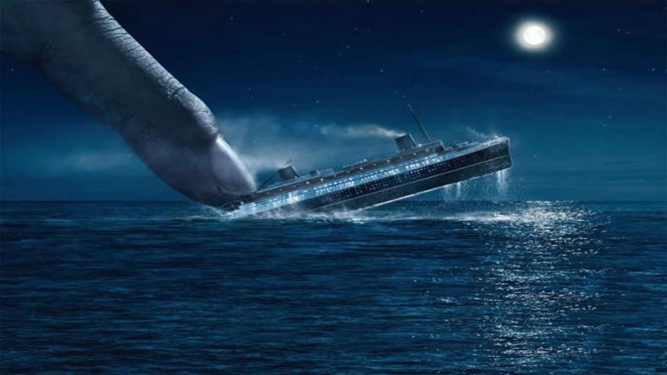 Titanic Sinking Wallpaper