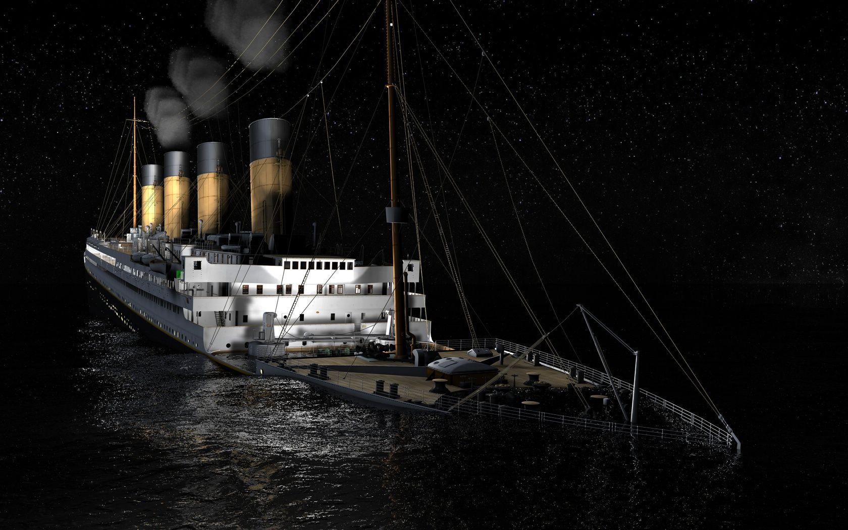 A study of the sinking of the titanic a night of terror College