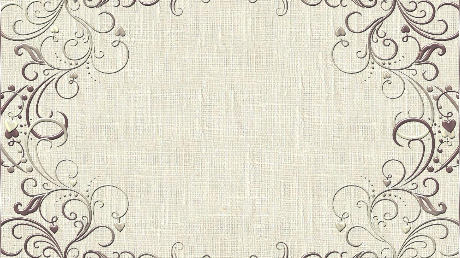 Download Wallpaper 1920x1080 patterns, vintage, fabric, background