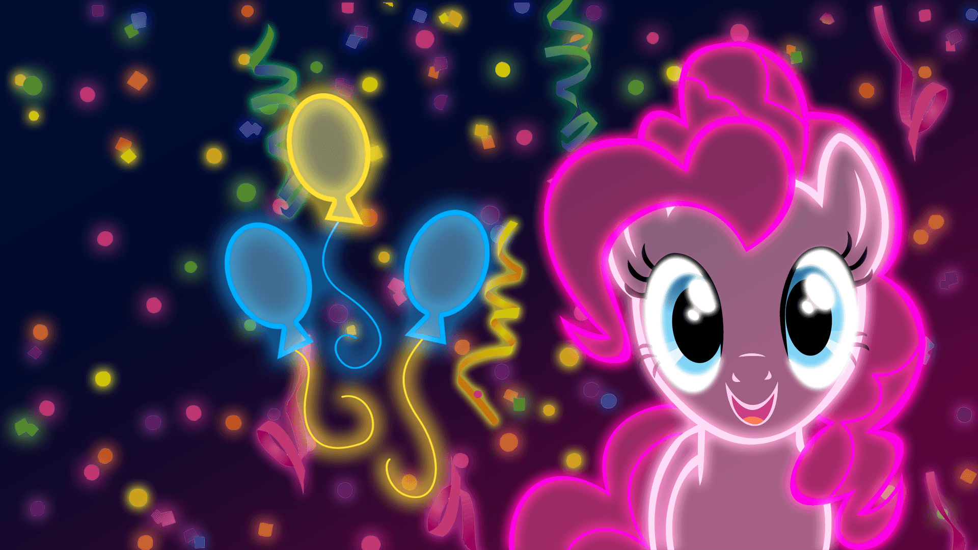 Neon Pinkie Pie Wallpaper HD MLP