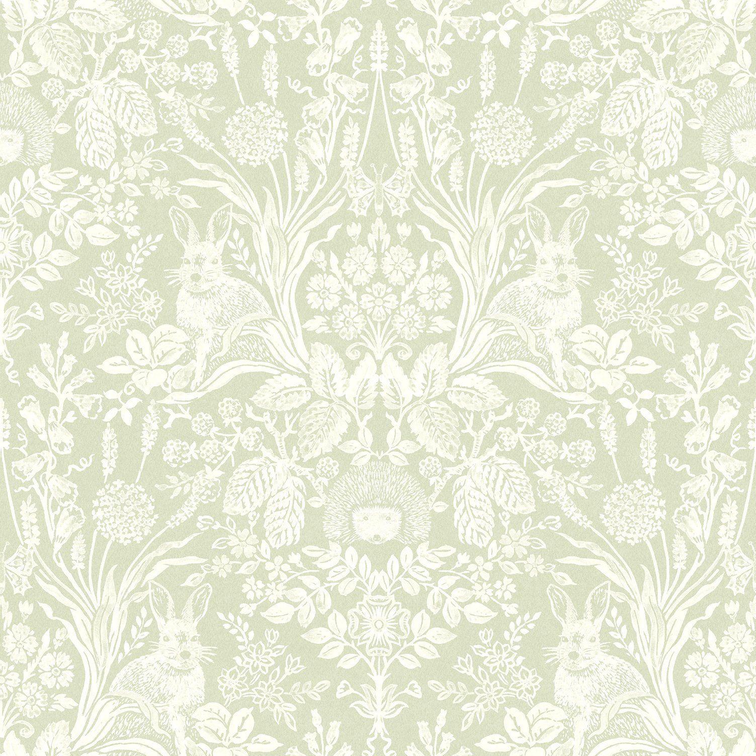 Harlen Sage Woodland Wallpaper by Holden Statement 90162