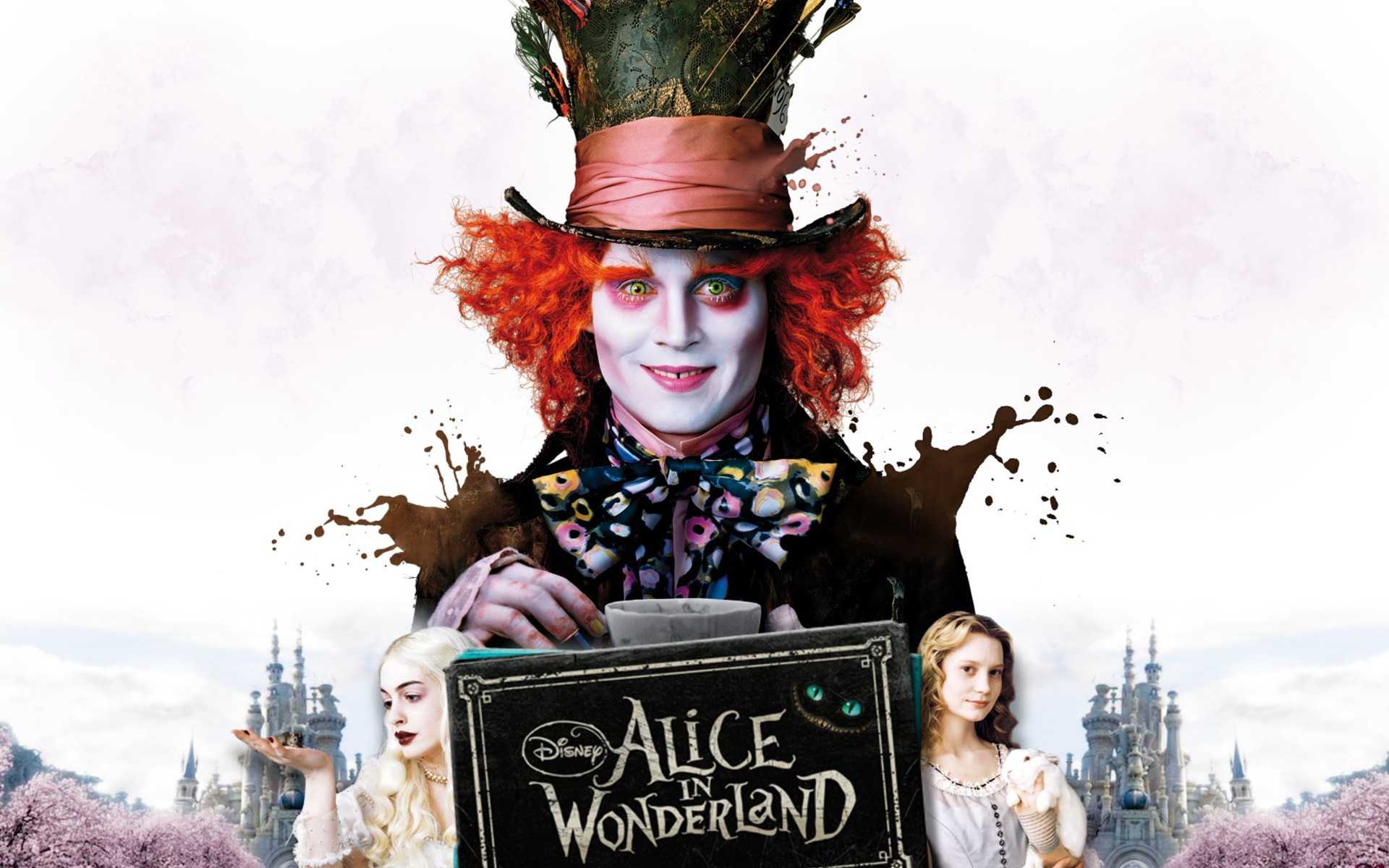 Wonderland Mad Hatter Mia Wasikowska Desktop Wallpaper Of iPhone HD