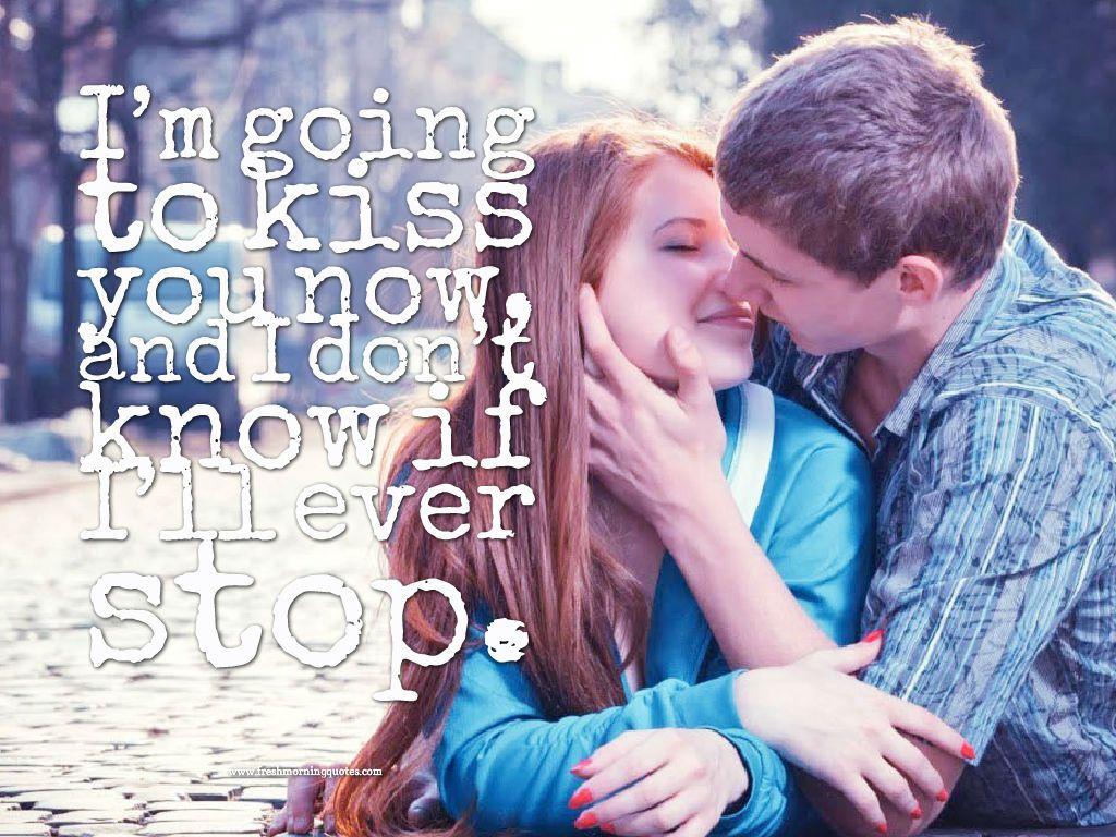 Romantic Kiss Wallpapers With Quotes - Wallpaper Cave