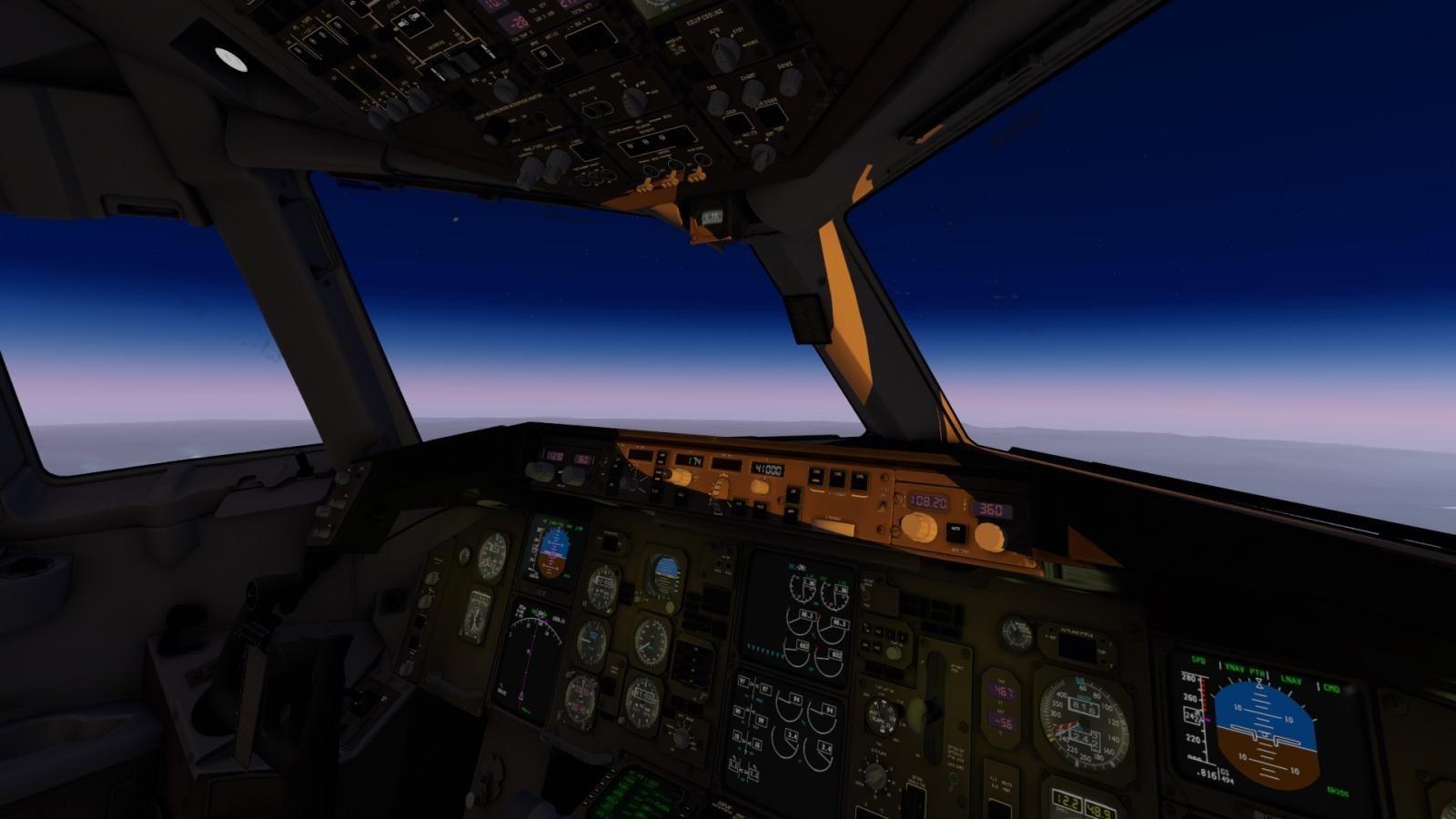 No Cockpit Shadows At Dusk? 767 Professional Plane.Org