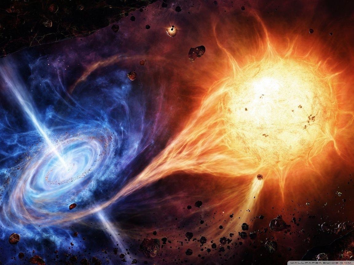 Outer Space Stars Black Hole HD desktop wallpaper, High