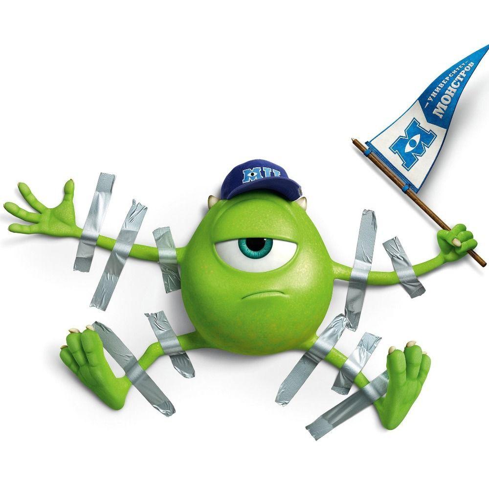 Free Shipping Monster University Mike Wazowski Canvas Custom