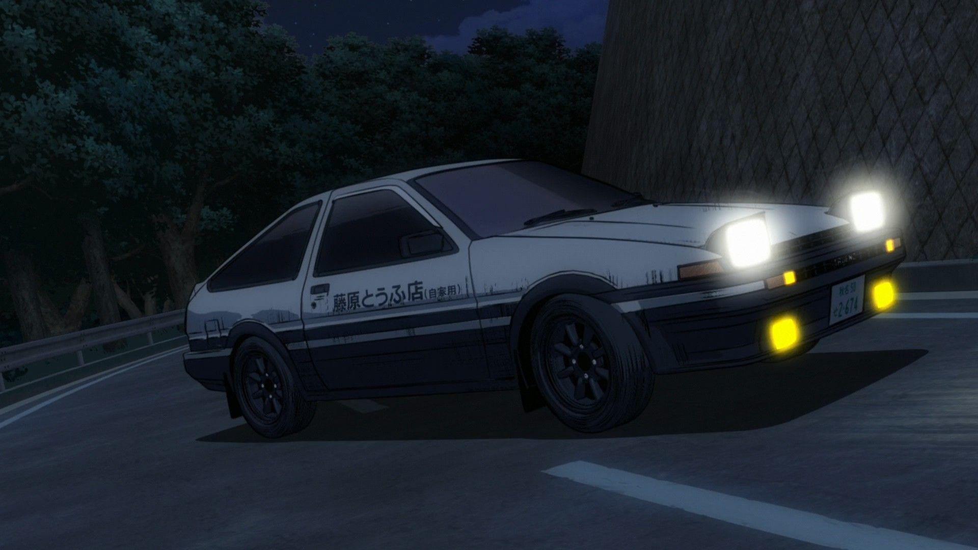 Download Toyota AE86 Bright Headlights Initial D Background  Wallpaperscom