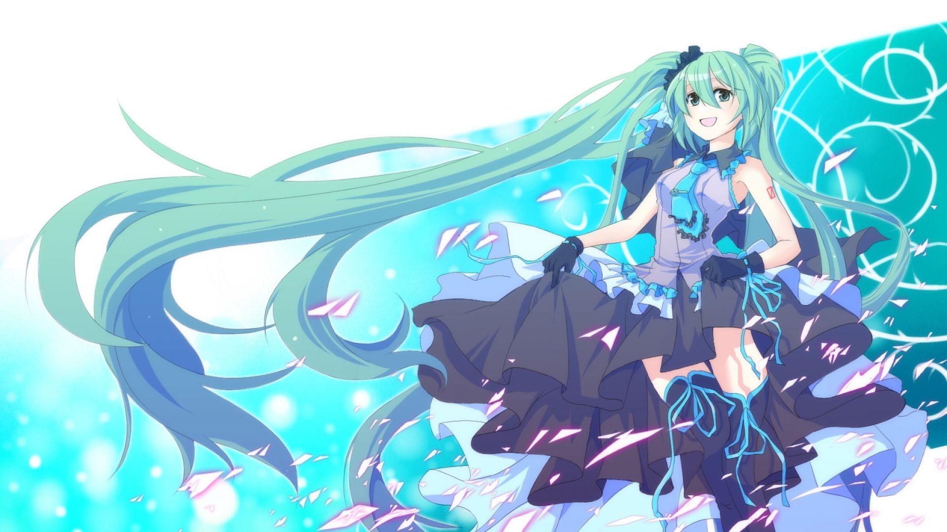 Download Wallpaper 1920x1080 vocaloid, hatsune miku, kiko, girl