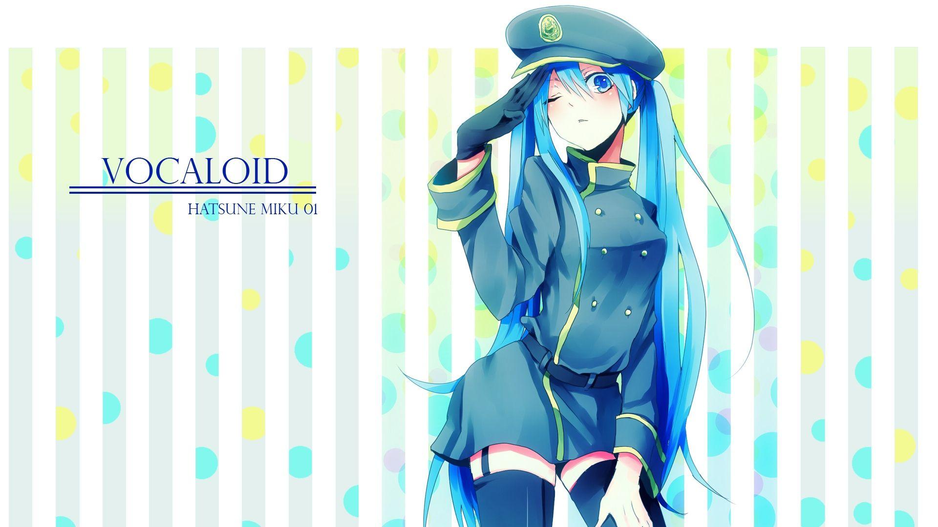 Download Wallpaper 1920x1080 vocaloid, hatsune miku, girl