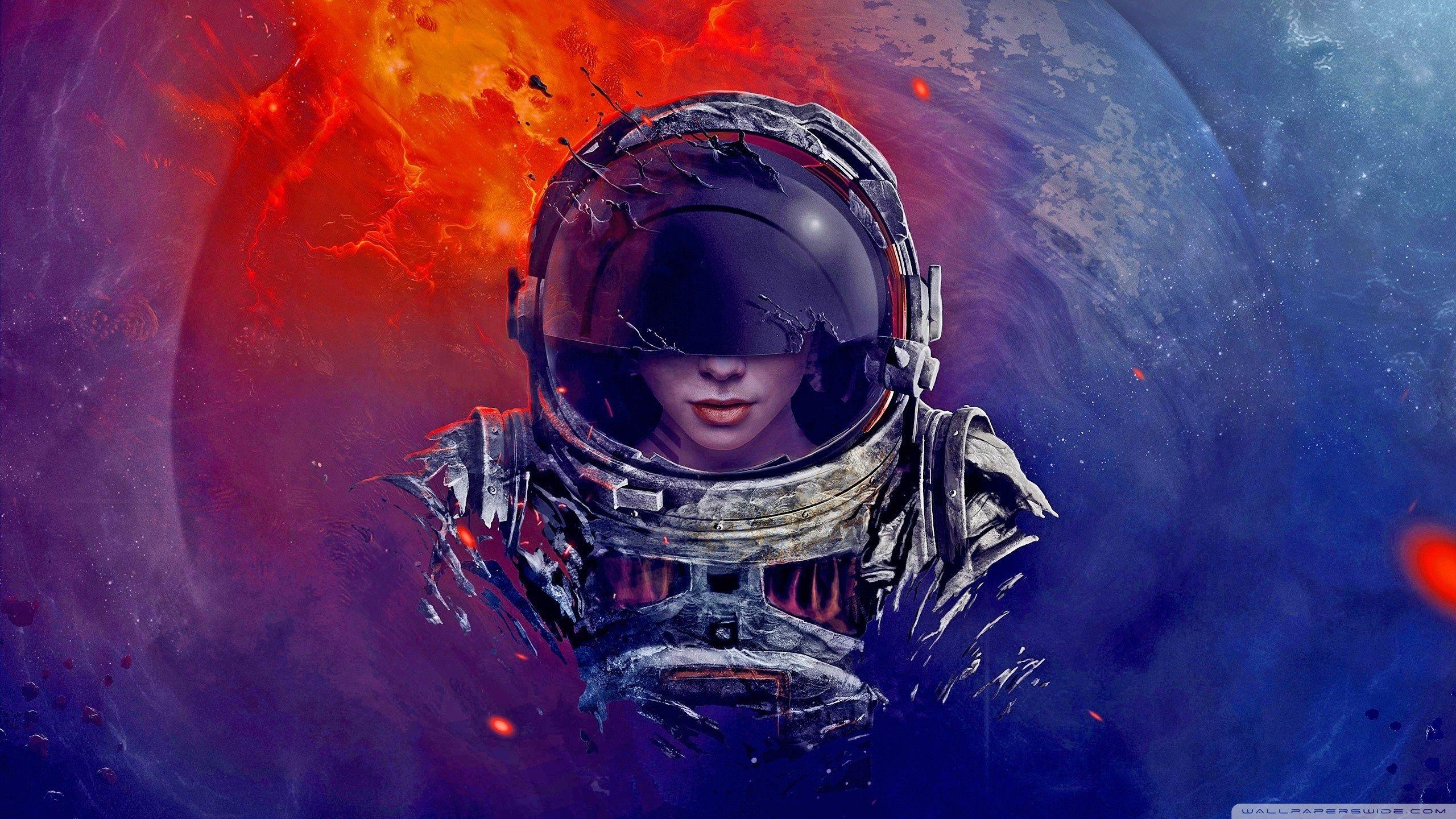 Astronaut, Artwork ❤ 4K HD Desktop Wallpaper for • Wide