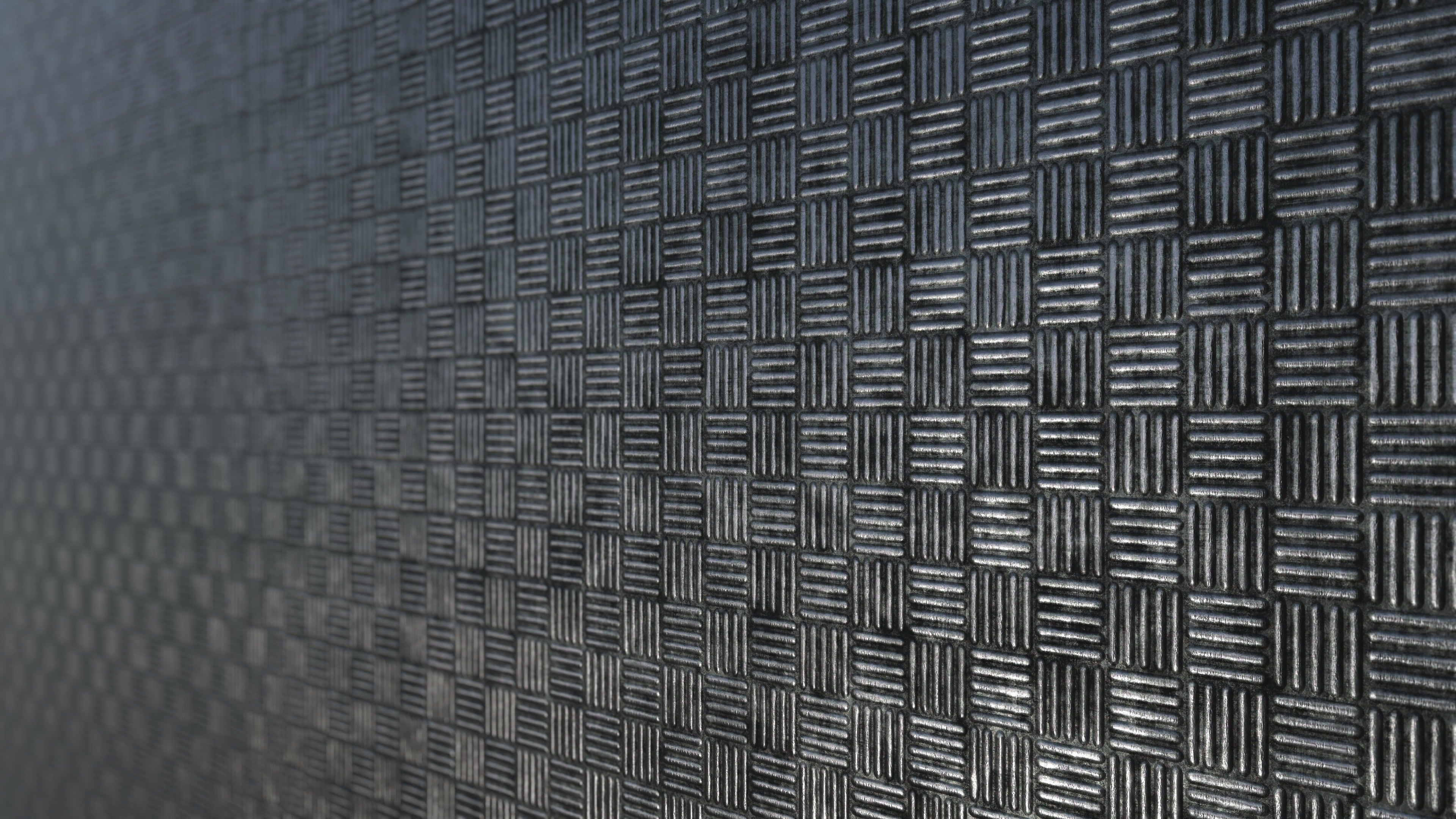 Video: Dark steel square pattern background loop